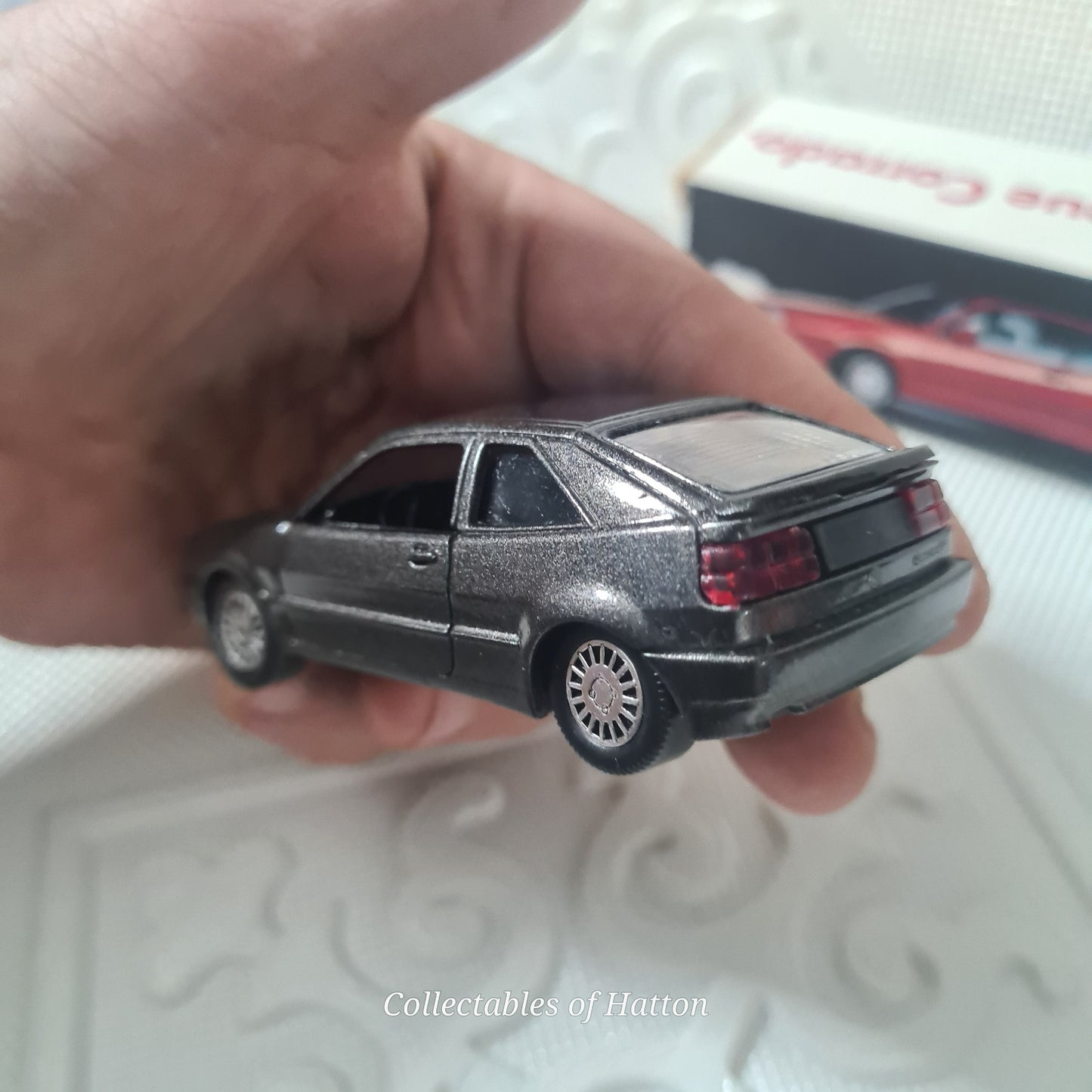 Schabak 1:43 VW Volkwagen Corrado dark grey dealership diecast boxed model made in Germany