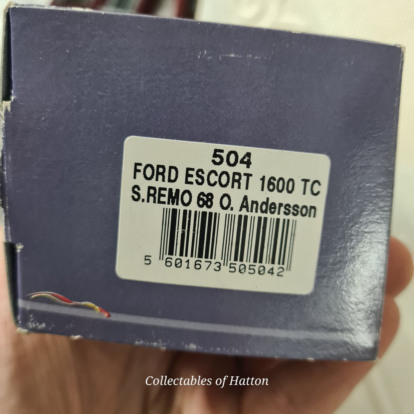 Trofeu 1:43 Scale 504 - Ford Escort 1600 TC Sanremo 1968 - #16 Andersson boxed vgc