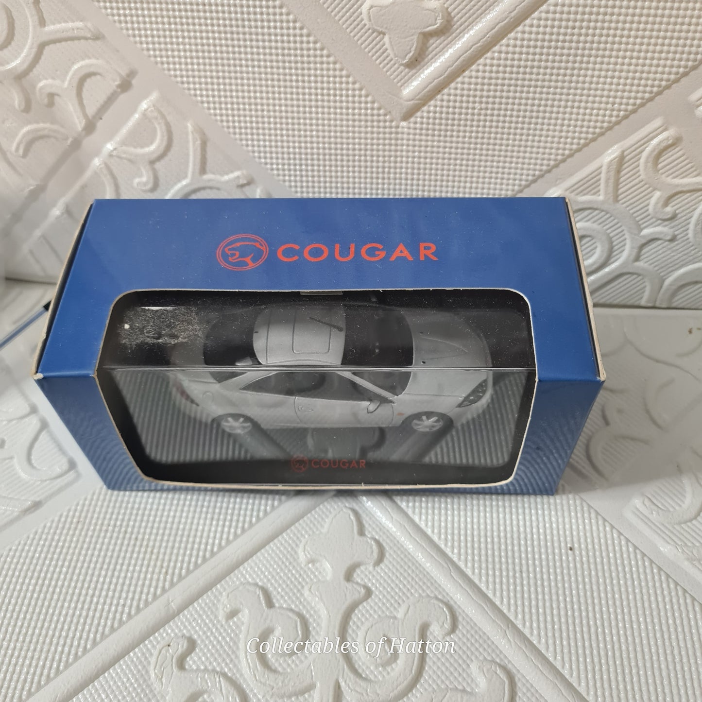 Minichamps 1:43 Ford Cougar rare dealership issue silver boxed German issue