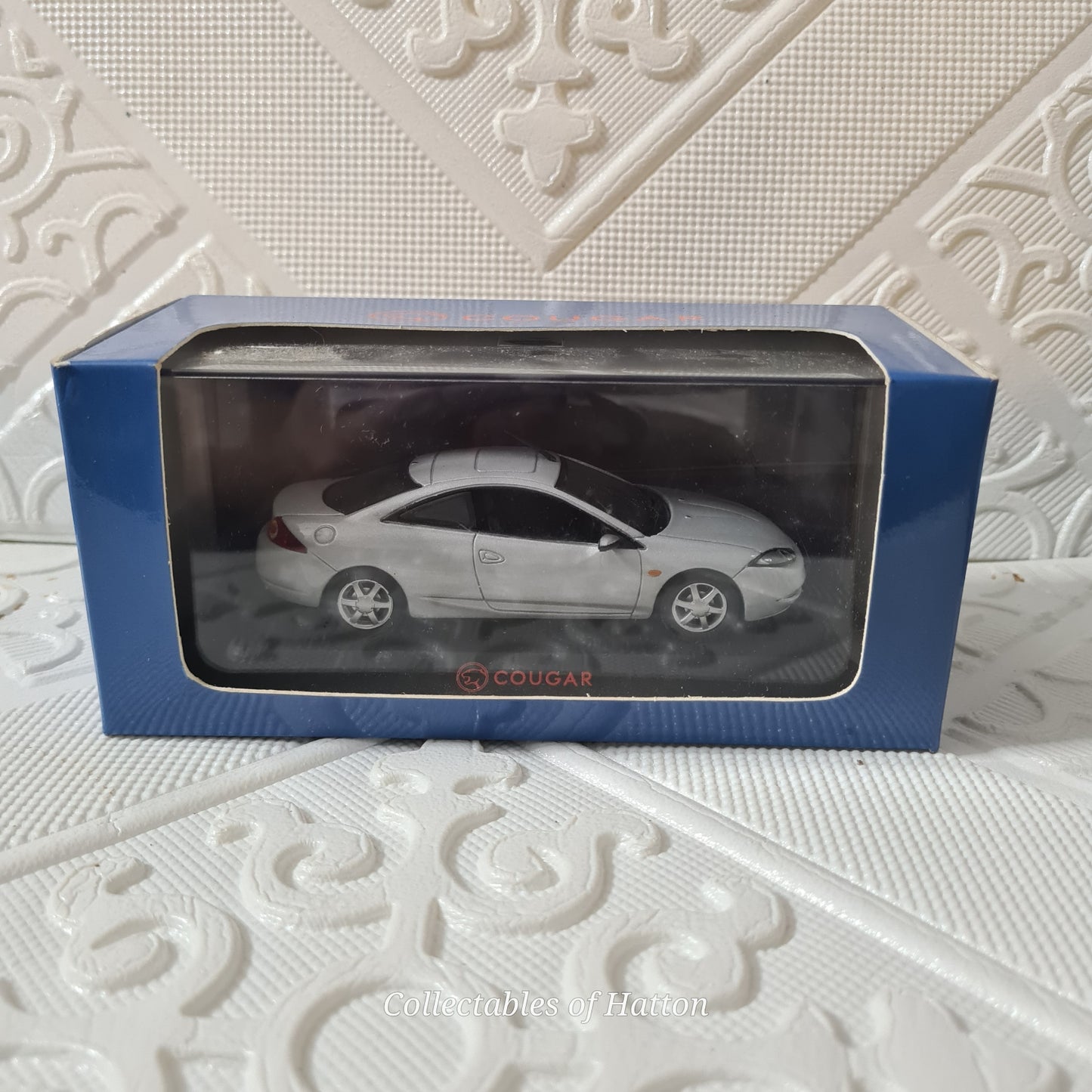 Minichamps 1:43 Ford Cougar rare dealership issue silver boxed German issue