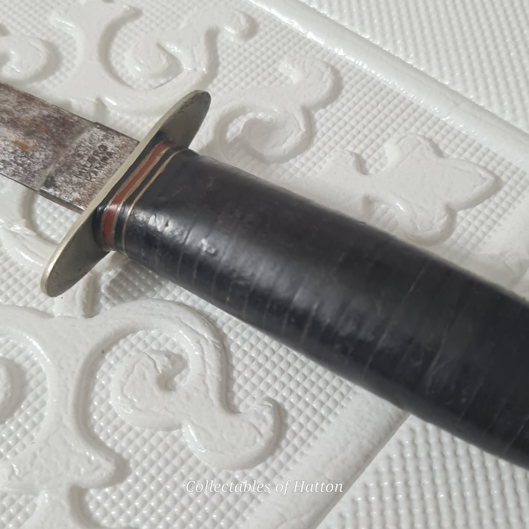 Milbro Kampa WW2 Era Commando Knife as found will clean nicely