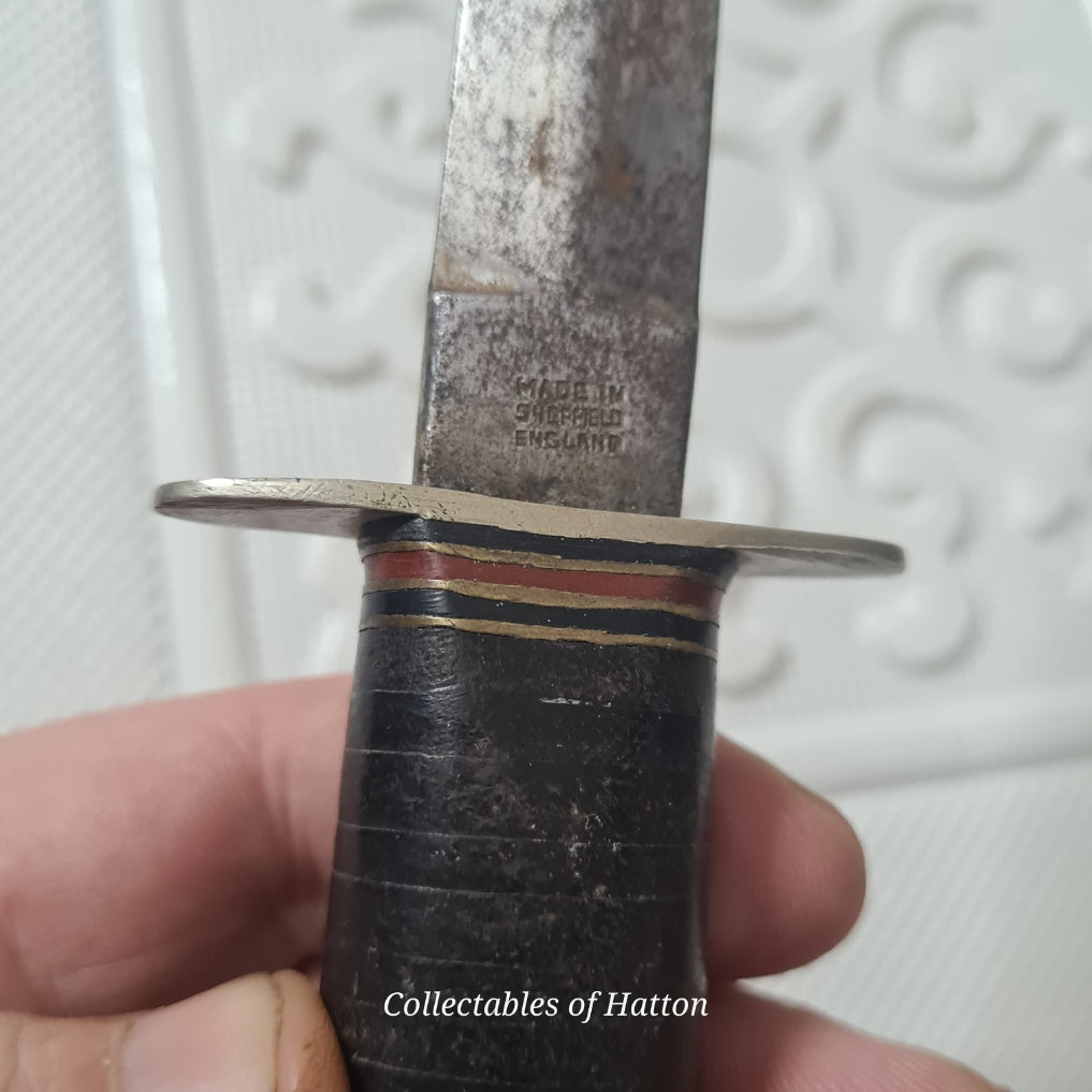 Milbro Kampa WW2 Era Commando Knife as found will clean nicely