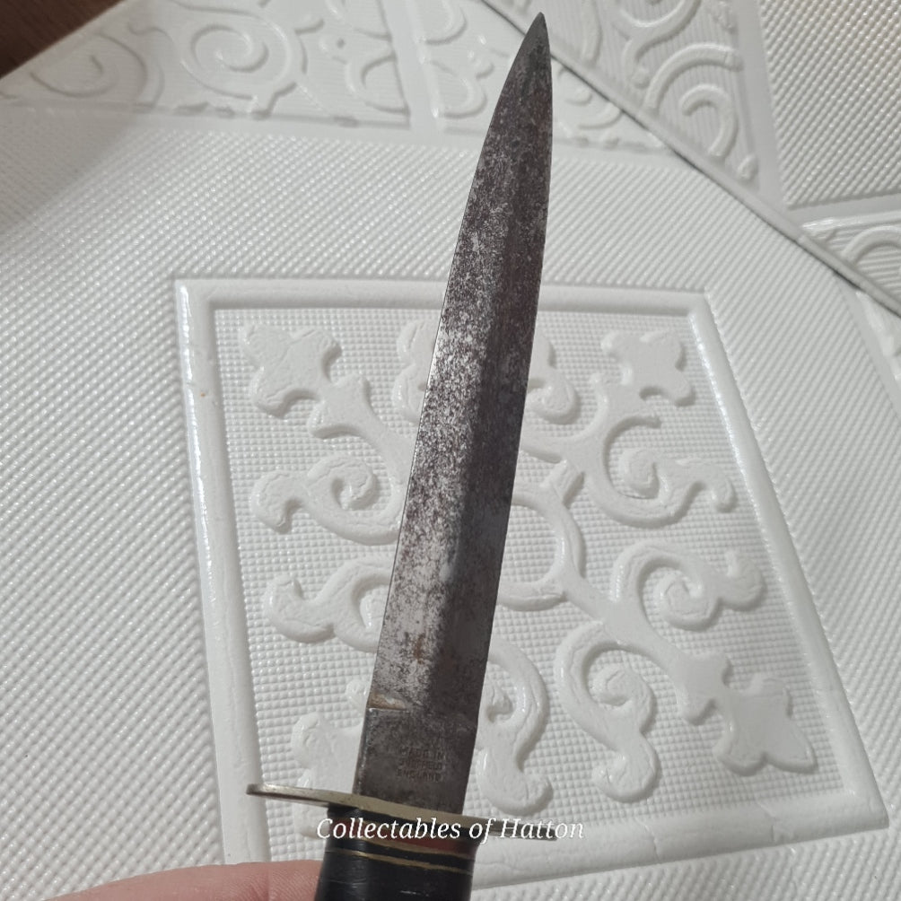 Milbro Kampa WW2 Era Commando Knife as found will clean nicely