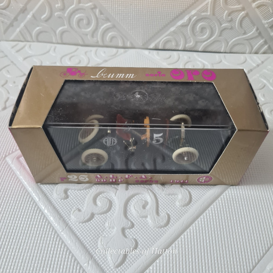 retro Brumm R66 1:43 Alfa Romeo 1911 Corsa Racing car diecast model mint boxed