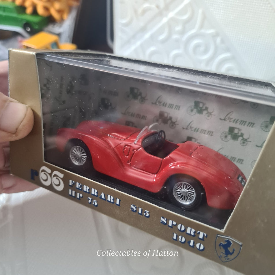 retro Brumm R66 1:43 Ferrari 815 Sport  1940 diecast model mint boxed