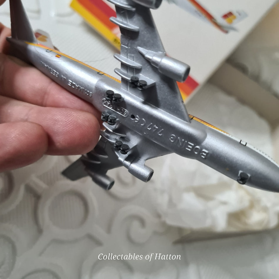 Schabak 1:600 Boeing 747-200 Iberia diecast plane boxed made in Germany VGC