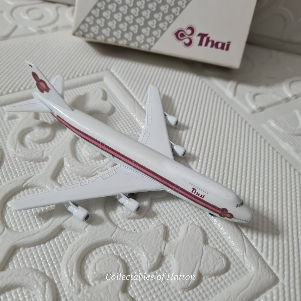 Schabak 1:600 Boeing 747 Thai Airlines diecast plane boxed made in Germany excellent 901/49