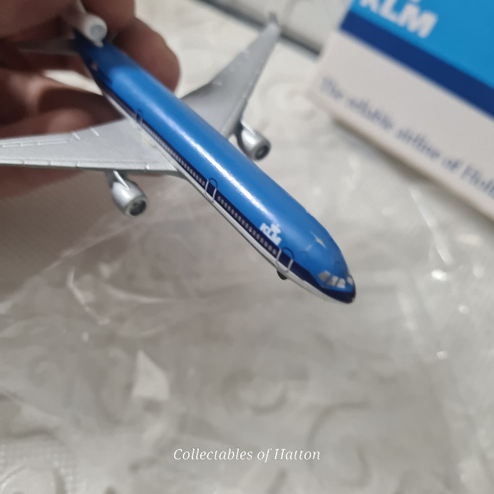 Schabak 1:600 McDonell Douglas MD-11 KLM diecast plane boxed made in Germany excellent 943/5