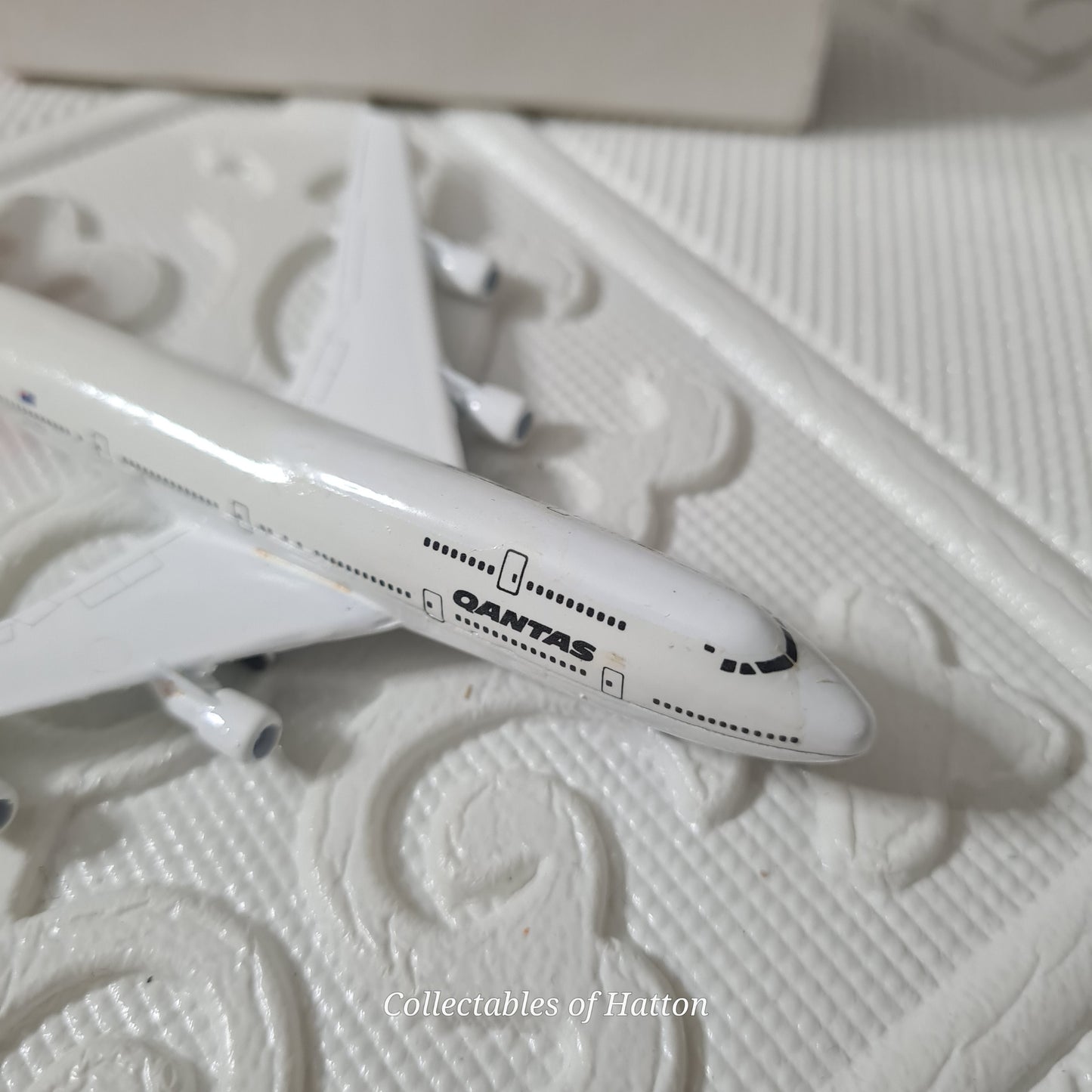 Schabak 1:600 Boeing 747-300 Qantas diecast plane boxed made in Germany excellent 901/28