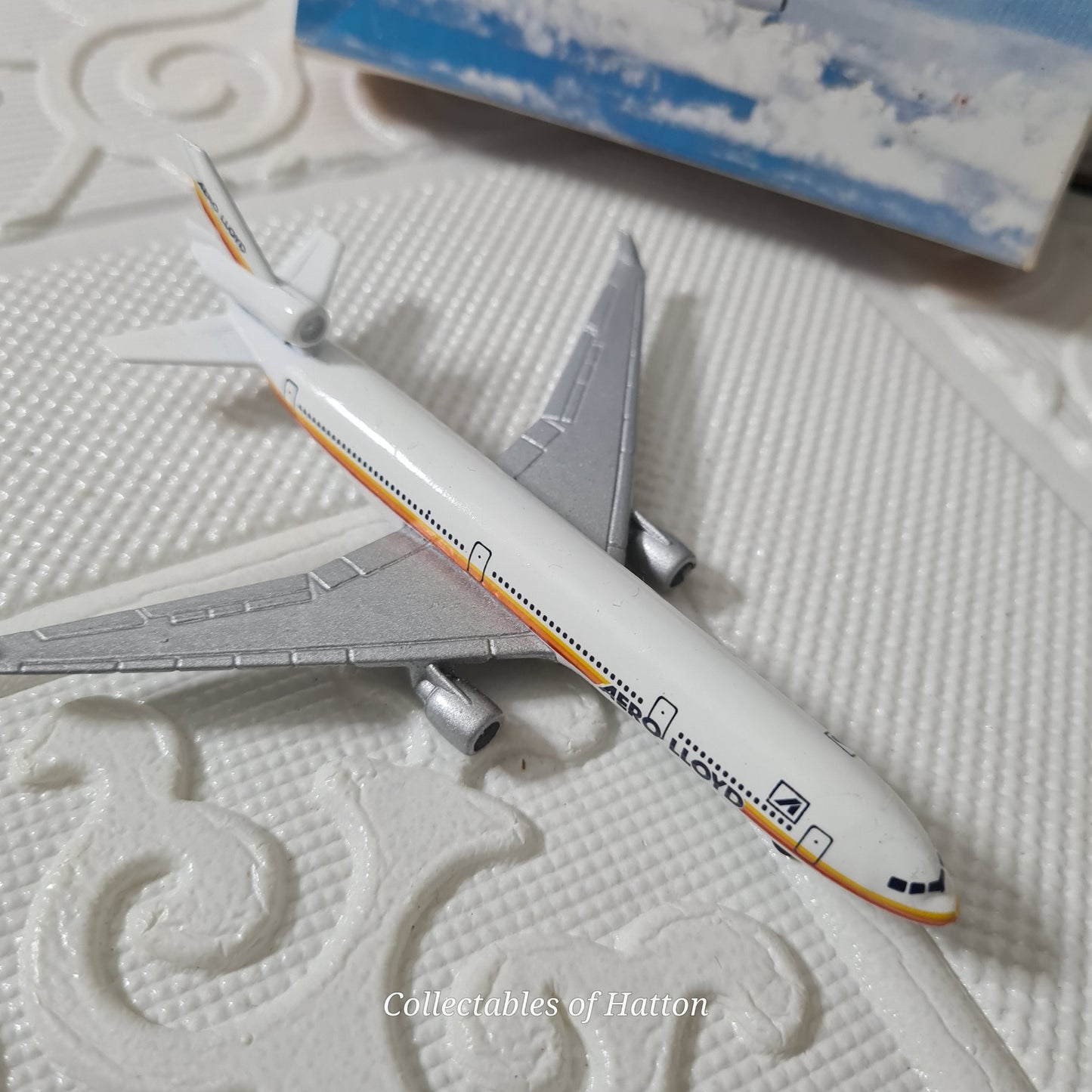 Schabak 1:600 McDonnell Douglas MD-11 Aero Lloyd diecast plane boxed made in Germany very good 943/61