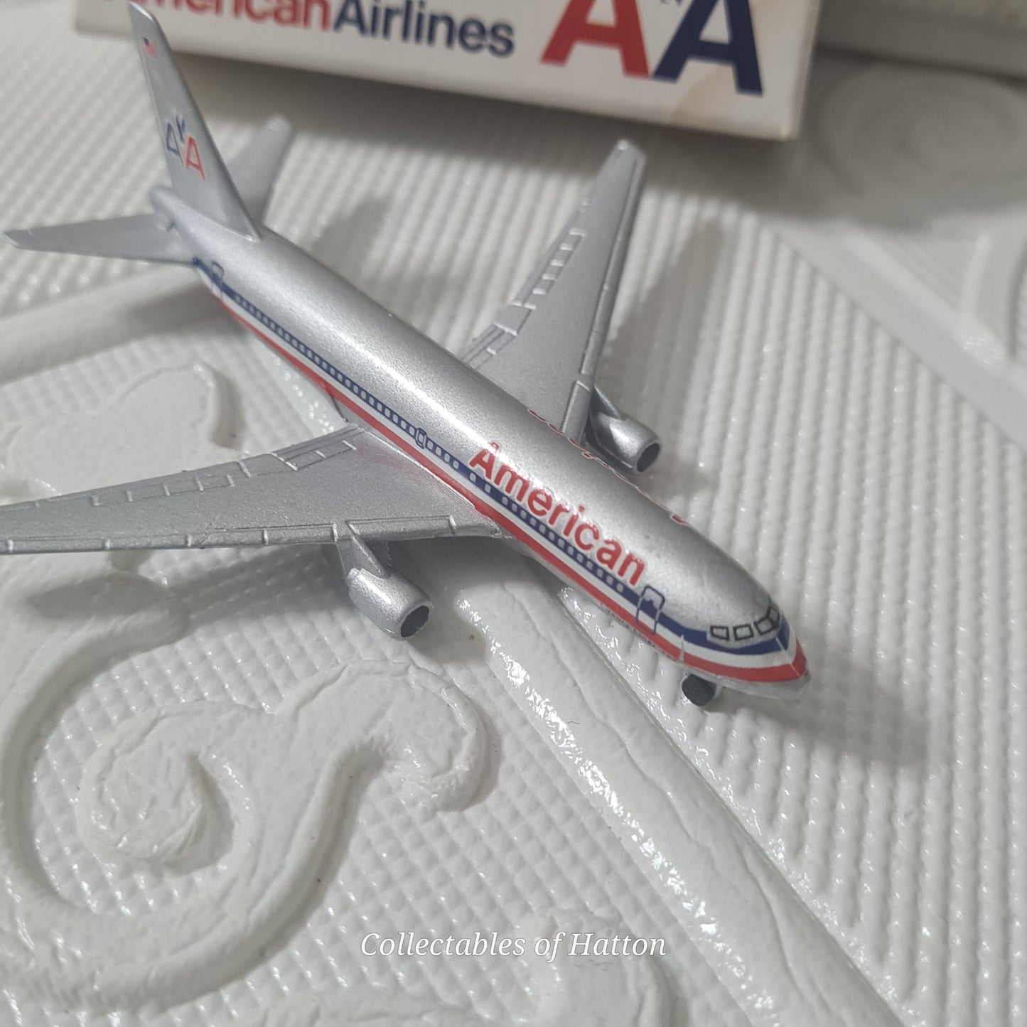 Schabak 1:600 Boeing 767 American Airlines diecast plane boxed made in Germany Excellent 907/29