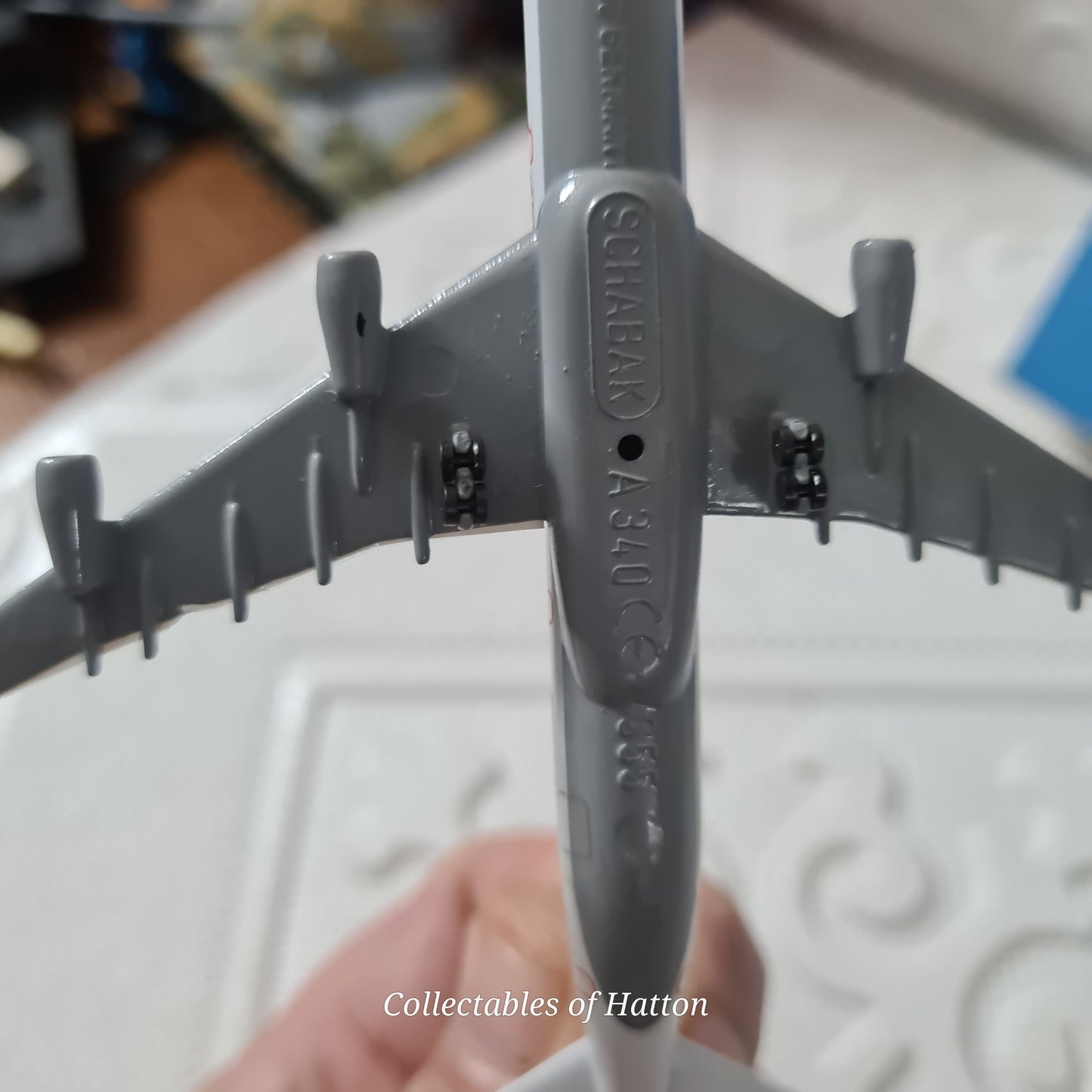 Schabak 1:600 Airbus A340 Austrian Airlines diecast plane boxed made in Germany Excellent 955/13