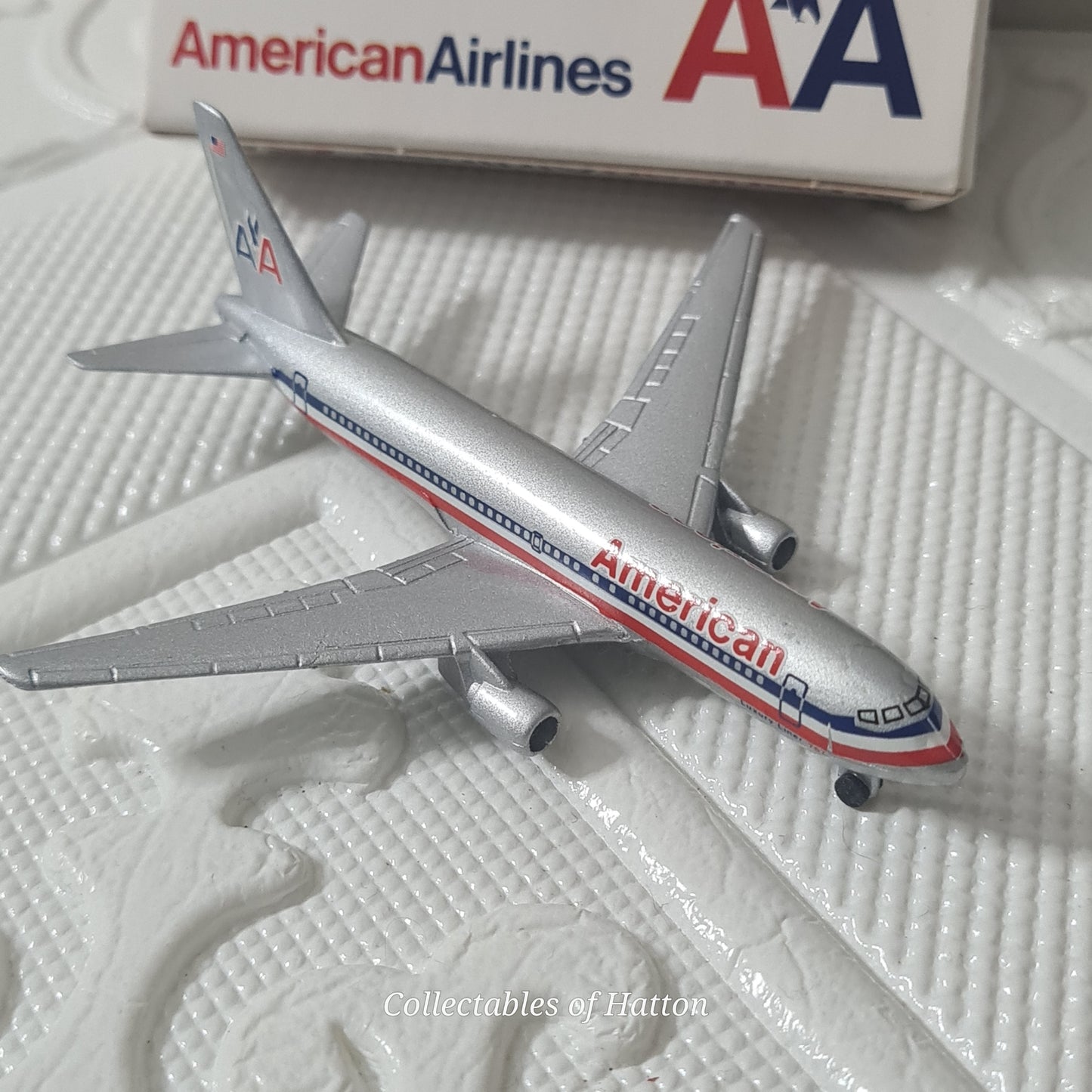 Schabak 1:600 Boeing 767 American Airlines diecast plane boxed made in Germany Excellent 907/29