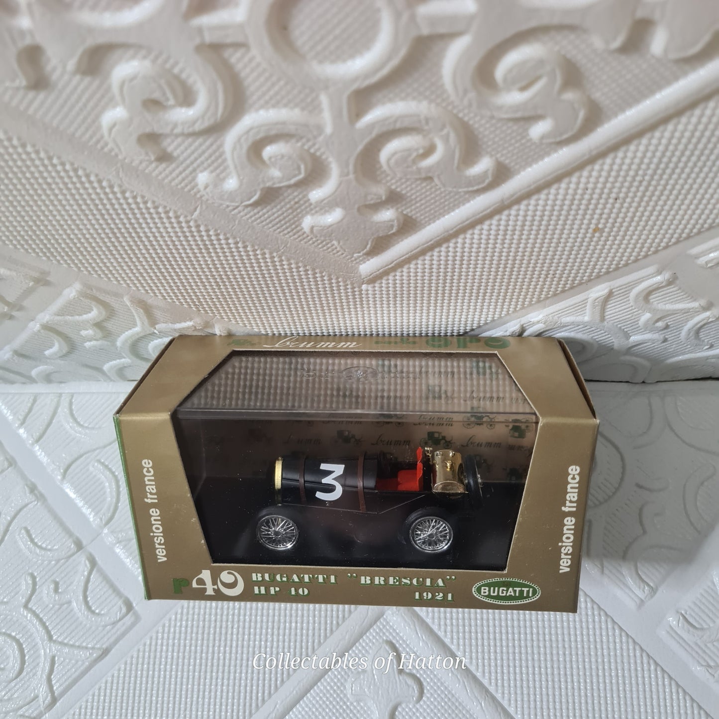Brumm 1:43 R40 Bugatti brescia racing car #3 1921 perfect boxed box
