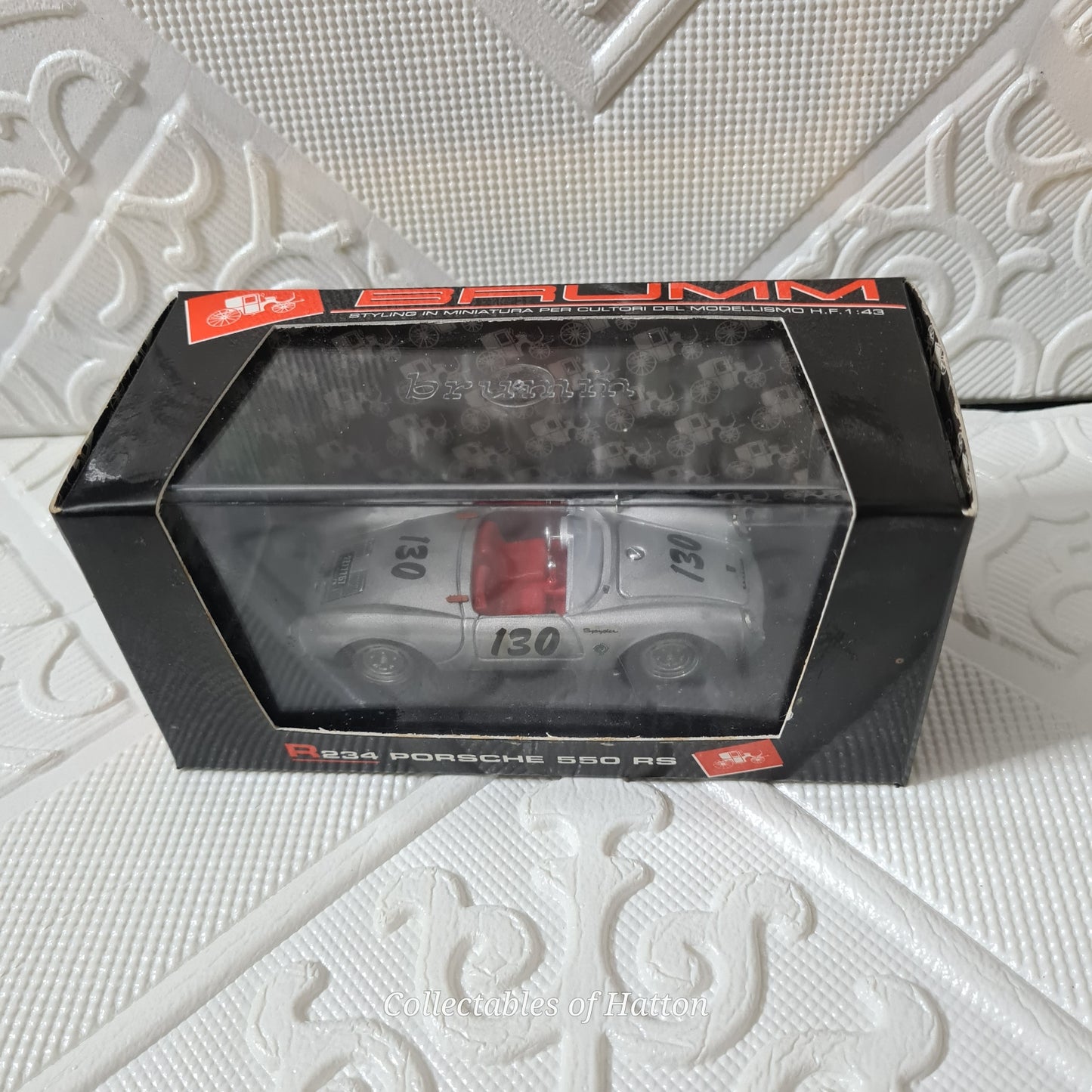 R234 Brumm 1:43 Porsche 550 RS America 1954 James Dean little Bastard #130 perfect boxed