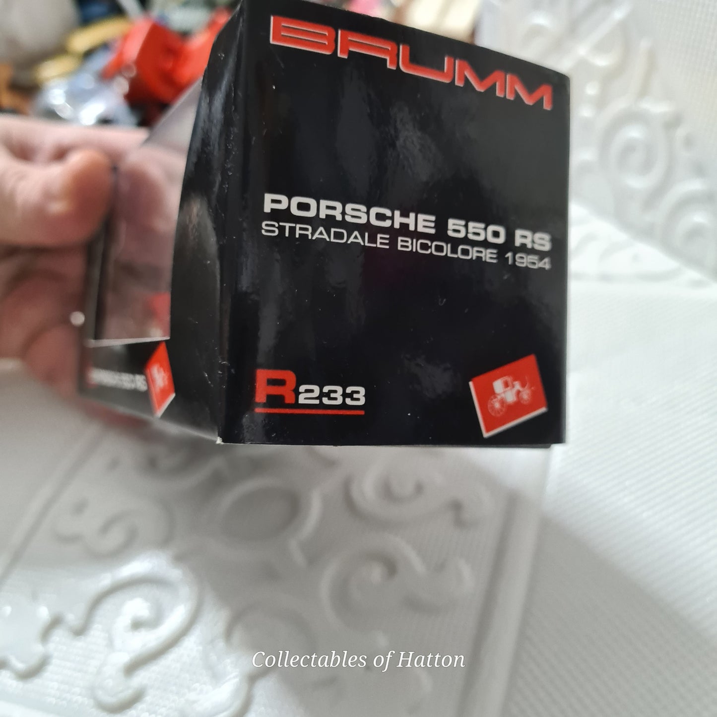 R233 Brumm 1:43 Porsche 550 RS Stradale Bicolore 1954 perfect boxed