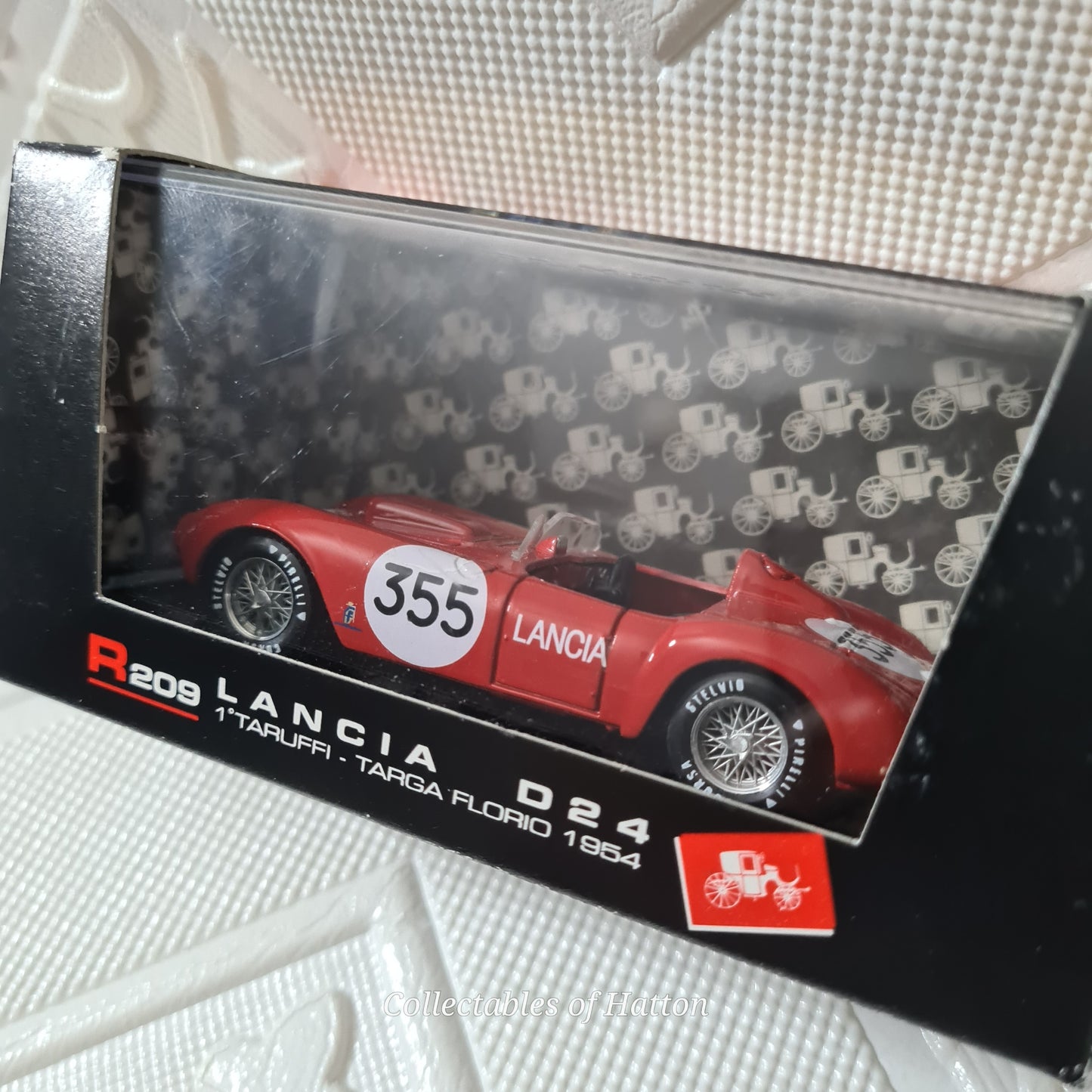 R209 Brumm 1:43 Lancia D24 Piero Taruffi Targa Florio 1954 #355 perfect boxed