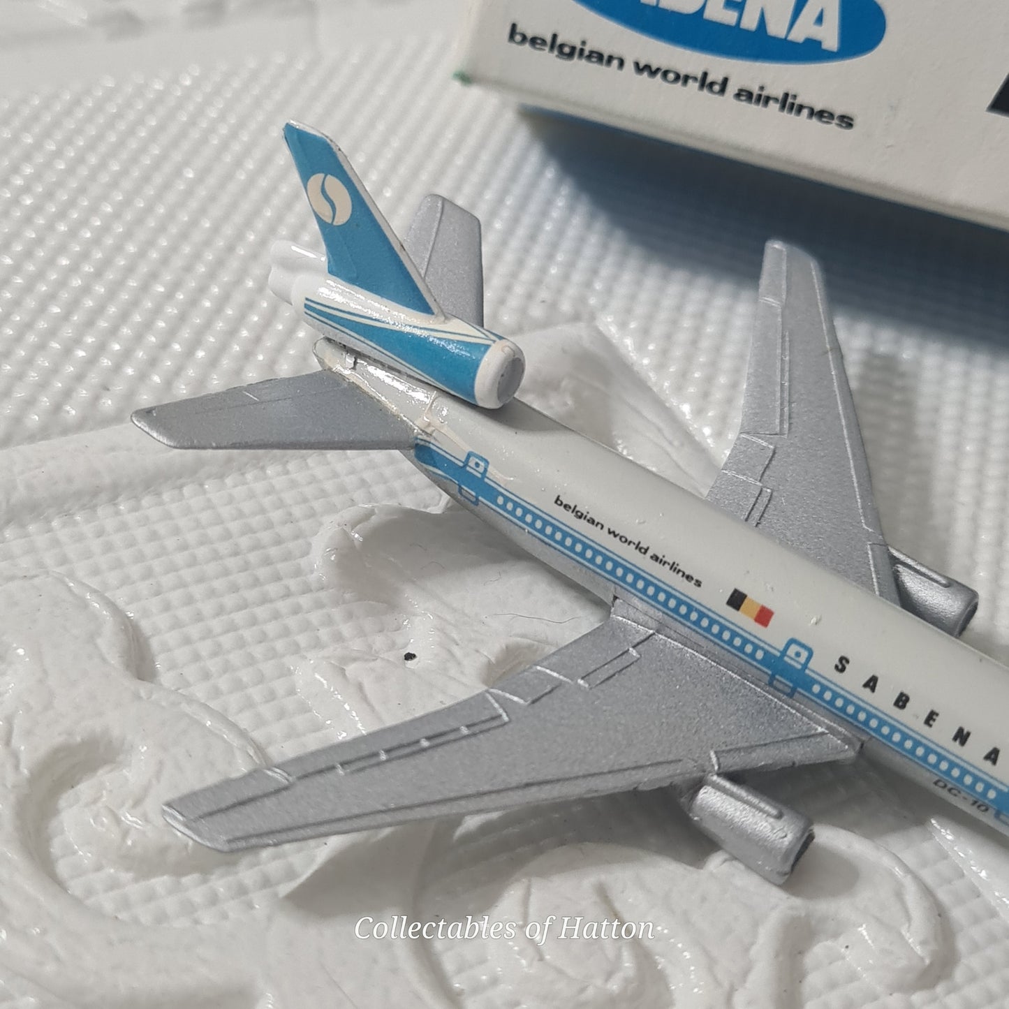 Schabak 1:600 DC-10 Sabena Belgian Airlines diecast plane boxed made in Germany boxed 902/6