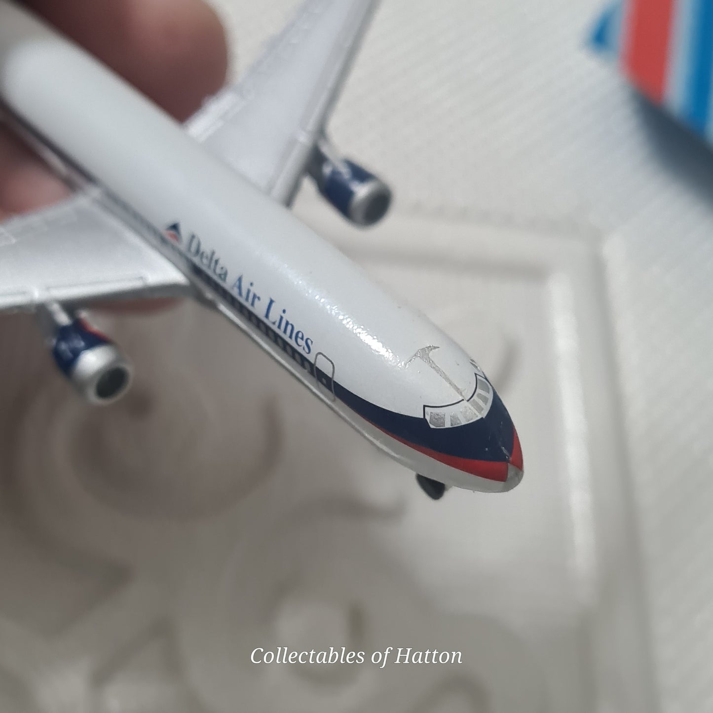 Schabak 1:600 Boeing 767 Delta Airlines diecast plane boxed made in Germany boxed 907/21