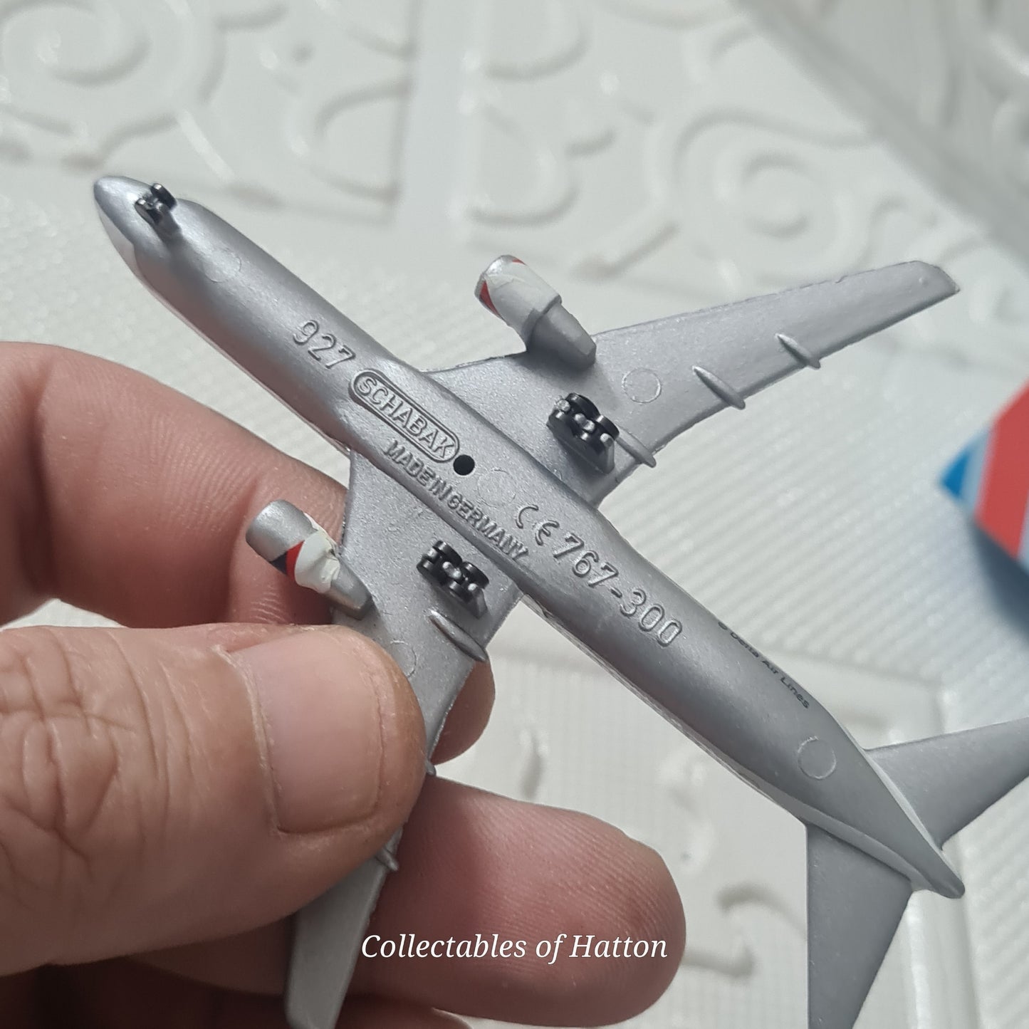 Schabak 1:600 Boeing 767 Delta Airlines diecast plane boxed made in Germany boxed 907/21