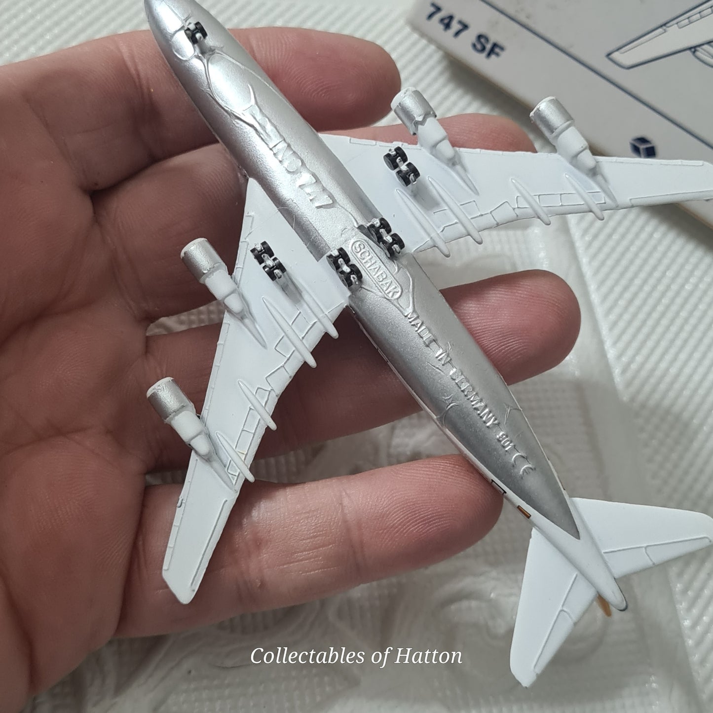 Schabak 1:600 Boeing 747 SF German Cargo post diecast plane boxed made in Germany boxed 901/53