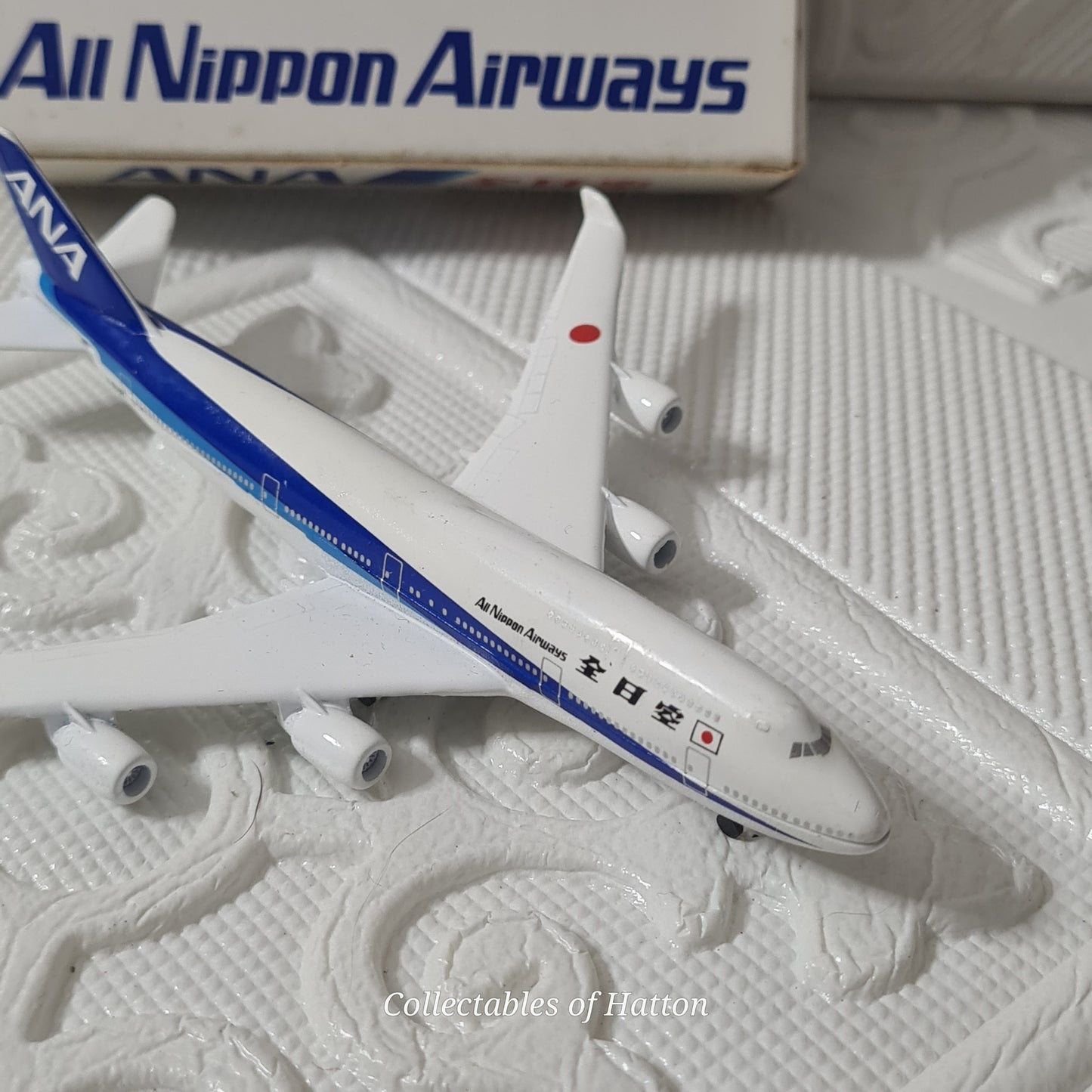 Schabak 1:600 Boeing 747-400 ANA All Nippin Airways diecast plane boxed made in Germany boxed 921/88