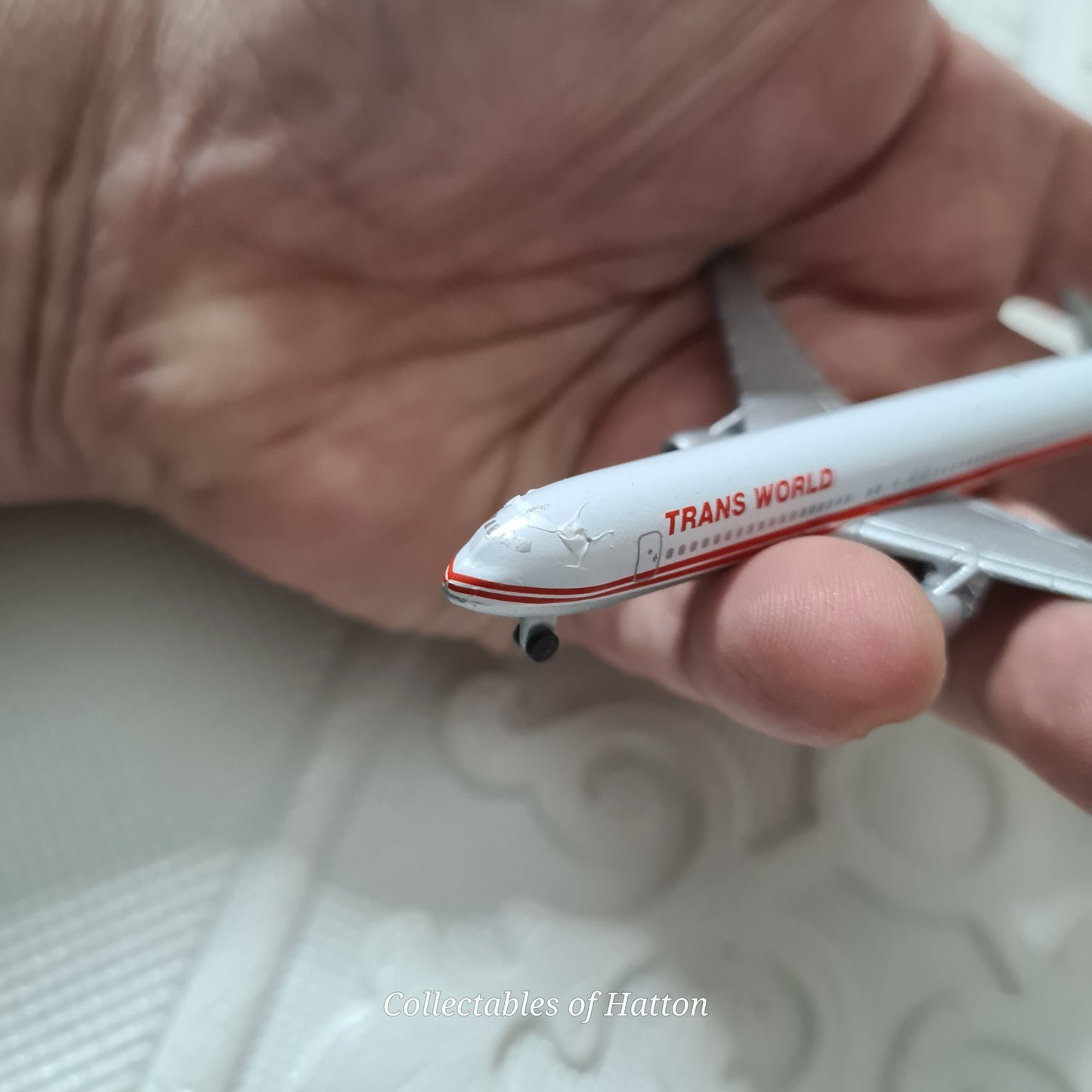 Schabak 1:600 Boeing 767-300 TWA Trans World diecast plane boxed made in Germany boxed 927/10