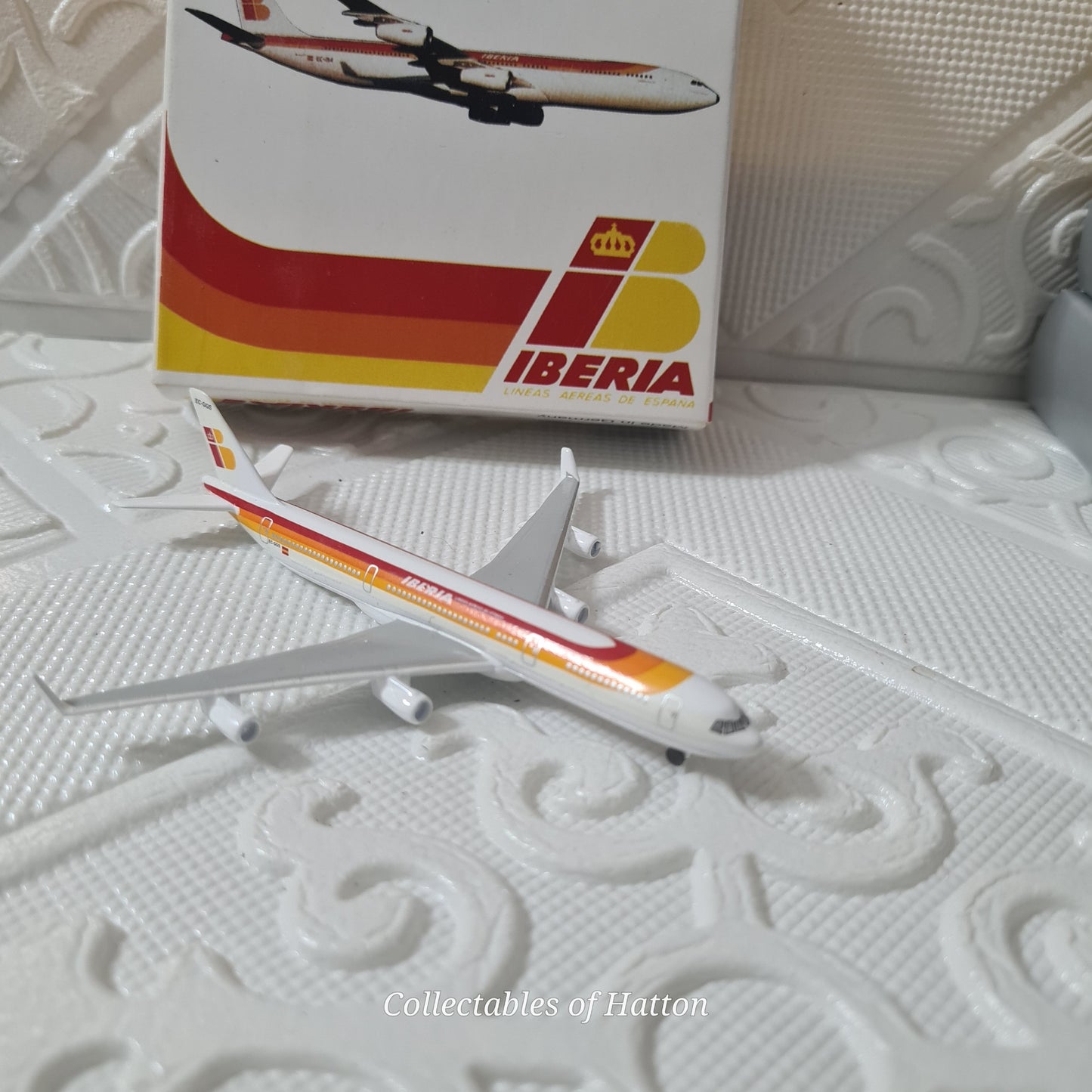 Schabak 1:600 Airbus A340 A 340 Iberia diecast plane boxed made in Germany boxed 955/20