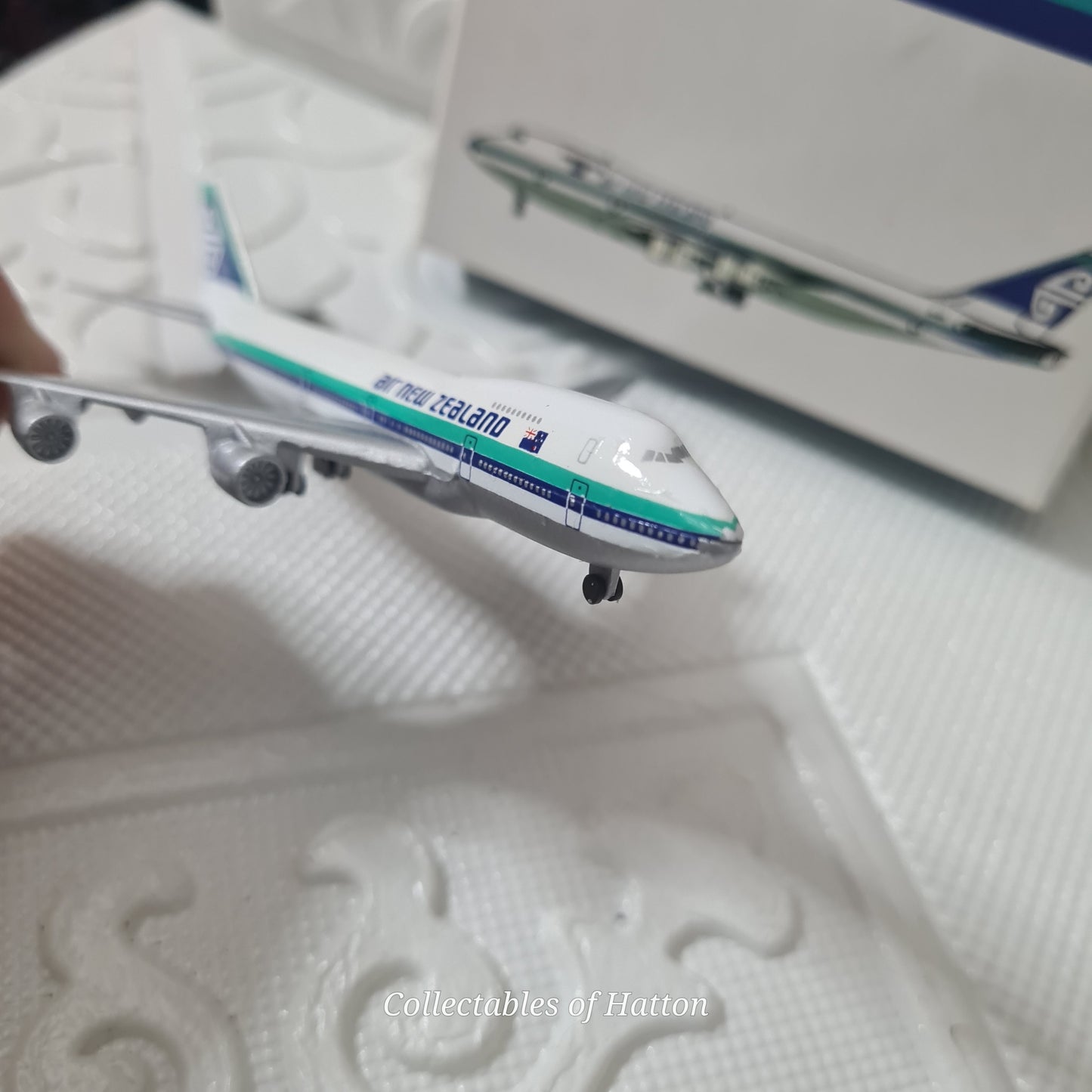 Schabak 1:600 Boeing 747-200 Air New Zealand diecast plane boxed made in Germany boxed 901/79