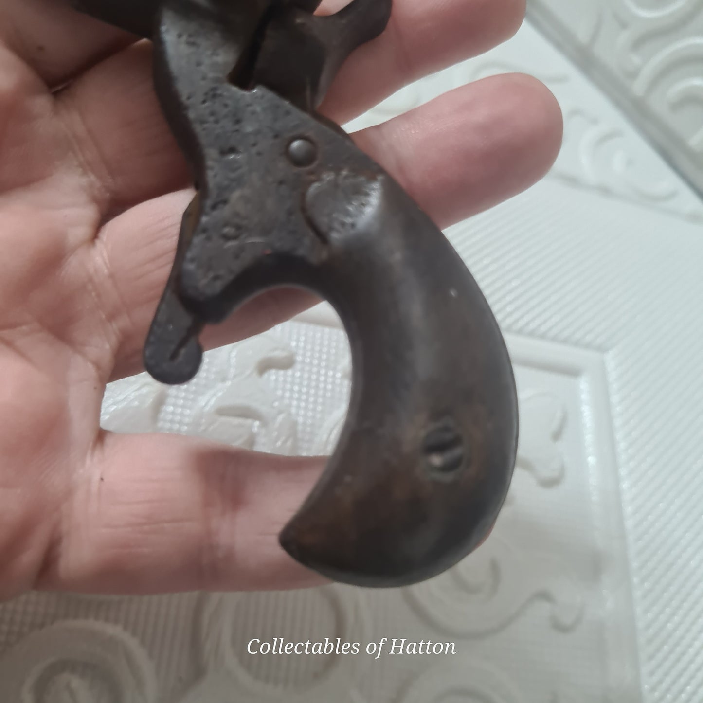 late 1800's Victorian postman's dog scarer pistol maker origin unknown