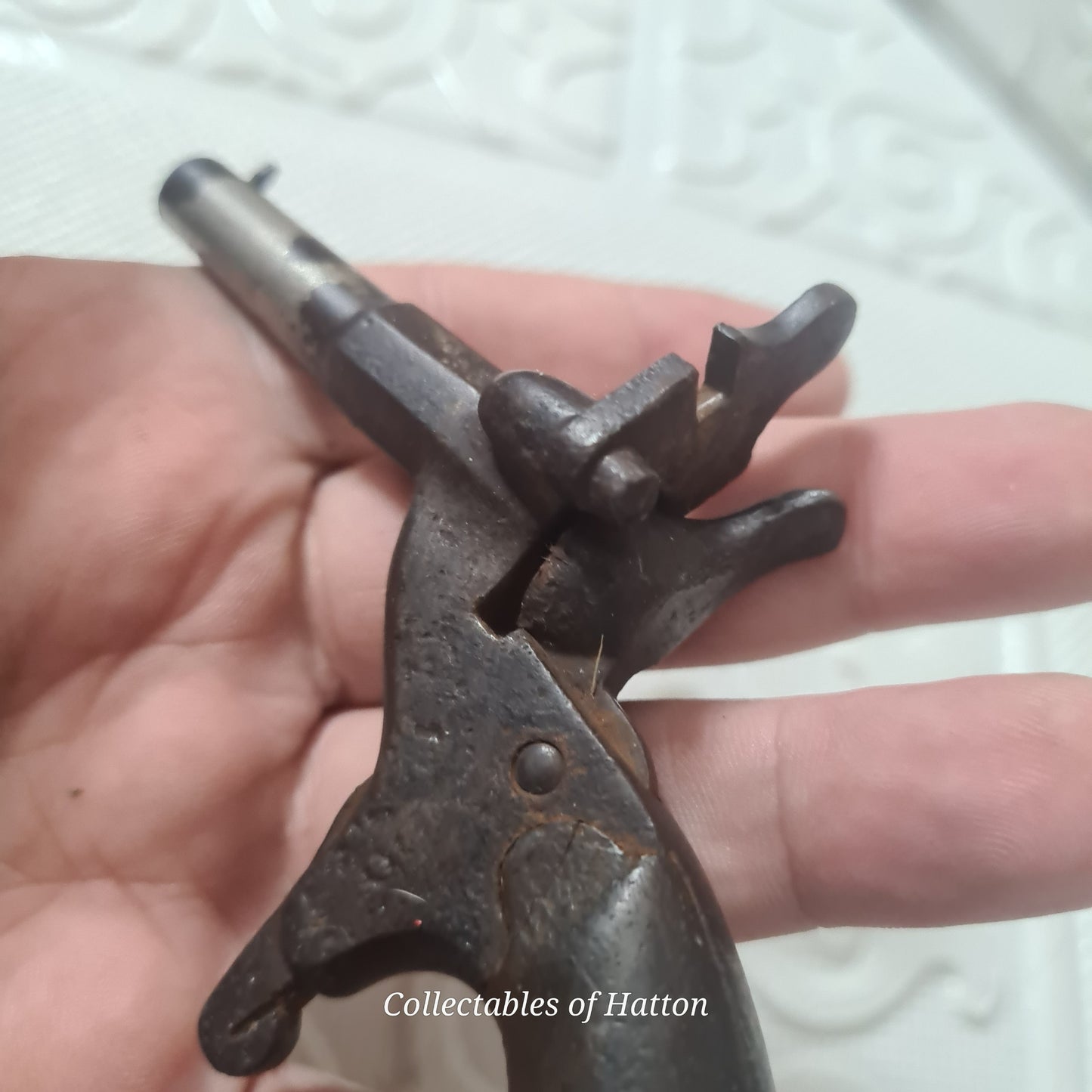 late 1800's Victorian postman's dog scarer pistol maker origin unknown