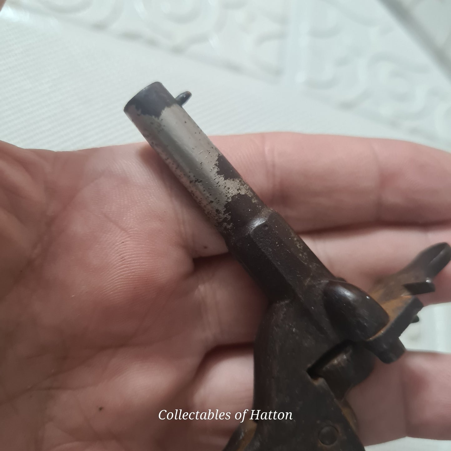 late 1800's Victorian postman's dog scarer pistol maker origin unknown