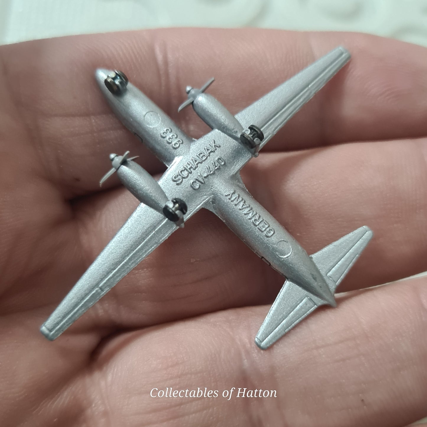 Schabak 1:600 CV 440 Convair Metropolitan Swissair diecast plane boxed made in Germany boxed 933/4