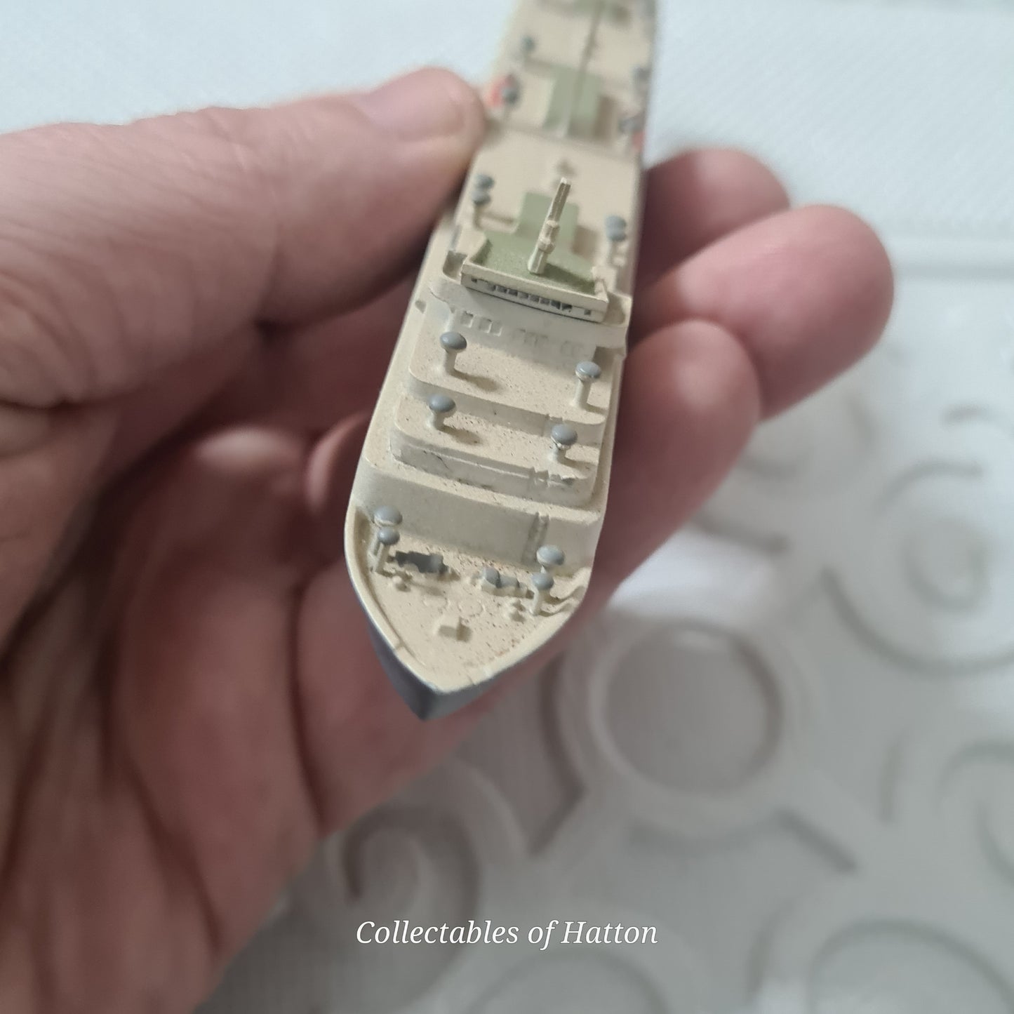 Hansa S203 1:1250 Waterline Divy Oceanic famous Volkswagen car transporter metal model ship loose