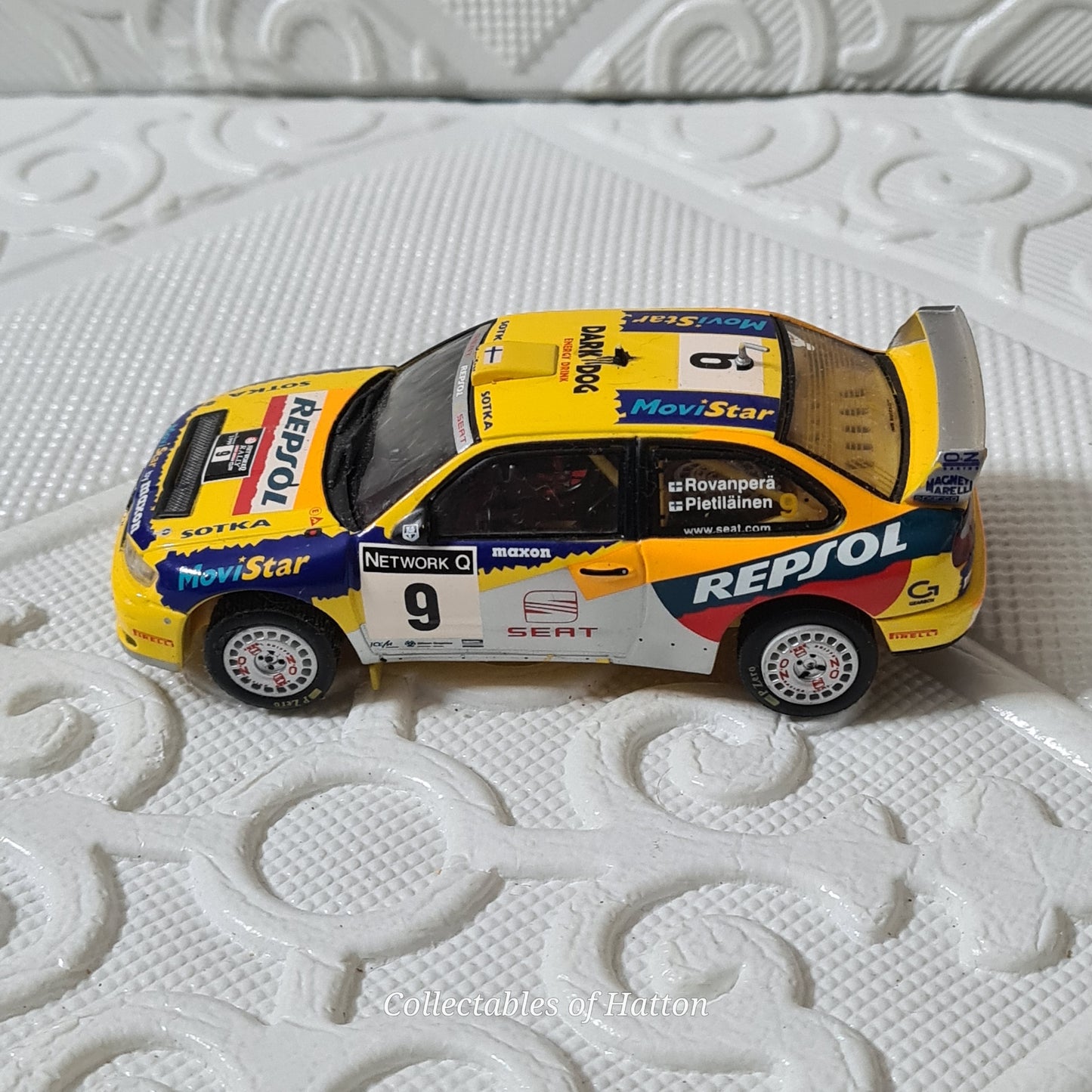 Skid Vitesse 1:43 Seat Cordoba WRC "Rovanpera" loose diecast model very good example
