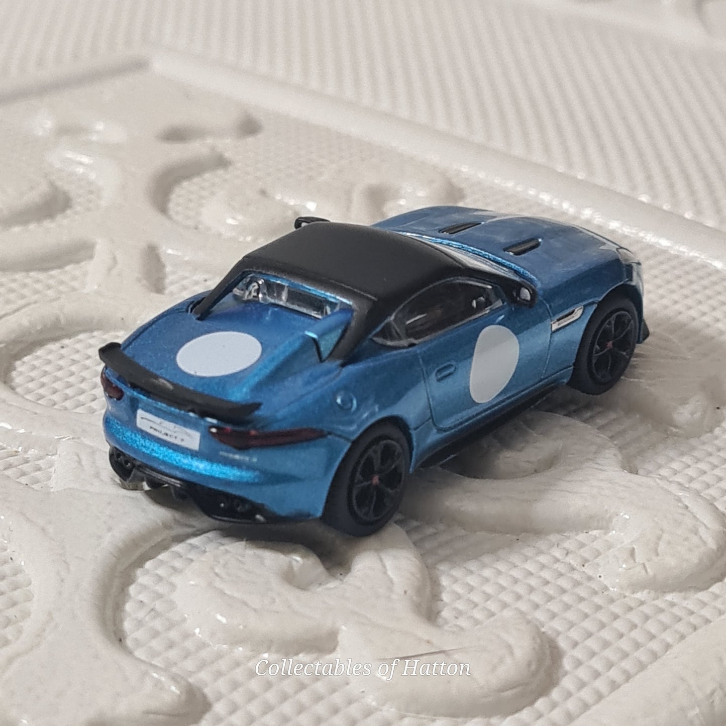 Oxford Diecast 1:76 Jaguar F-Type project met Blue diecast loose excellent