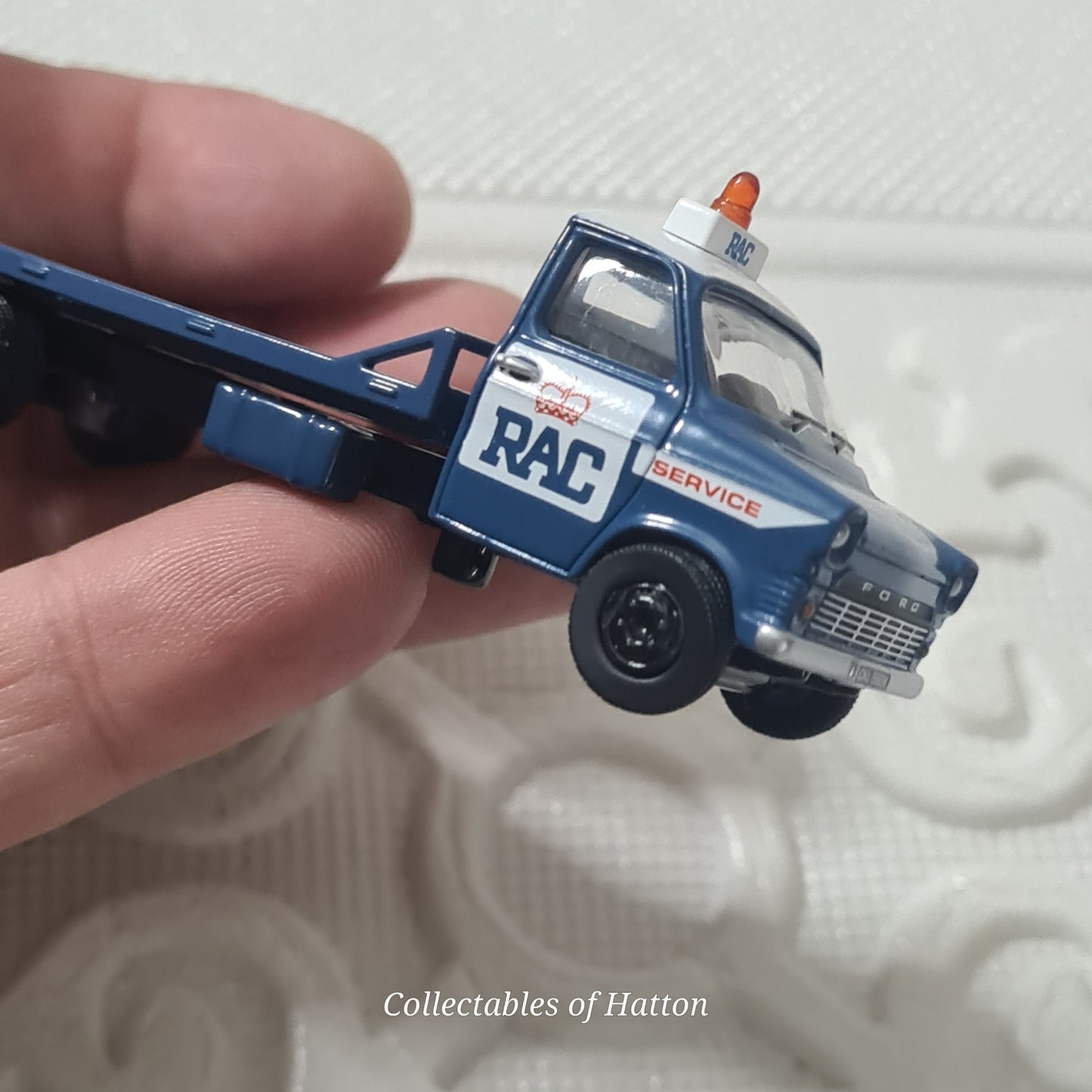 OXFORD DIECAST 1:76 RAC Ford Transit recovery beavertail Lorry 76FTB001  loose excellent