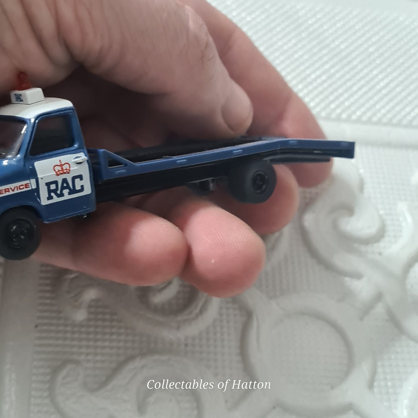 OXFORD DIECAST 1:76 RAC Ford Transit recovery beavertail Lorry 76FTB001  loose excellent