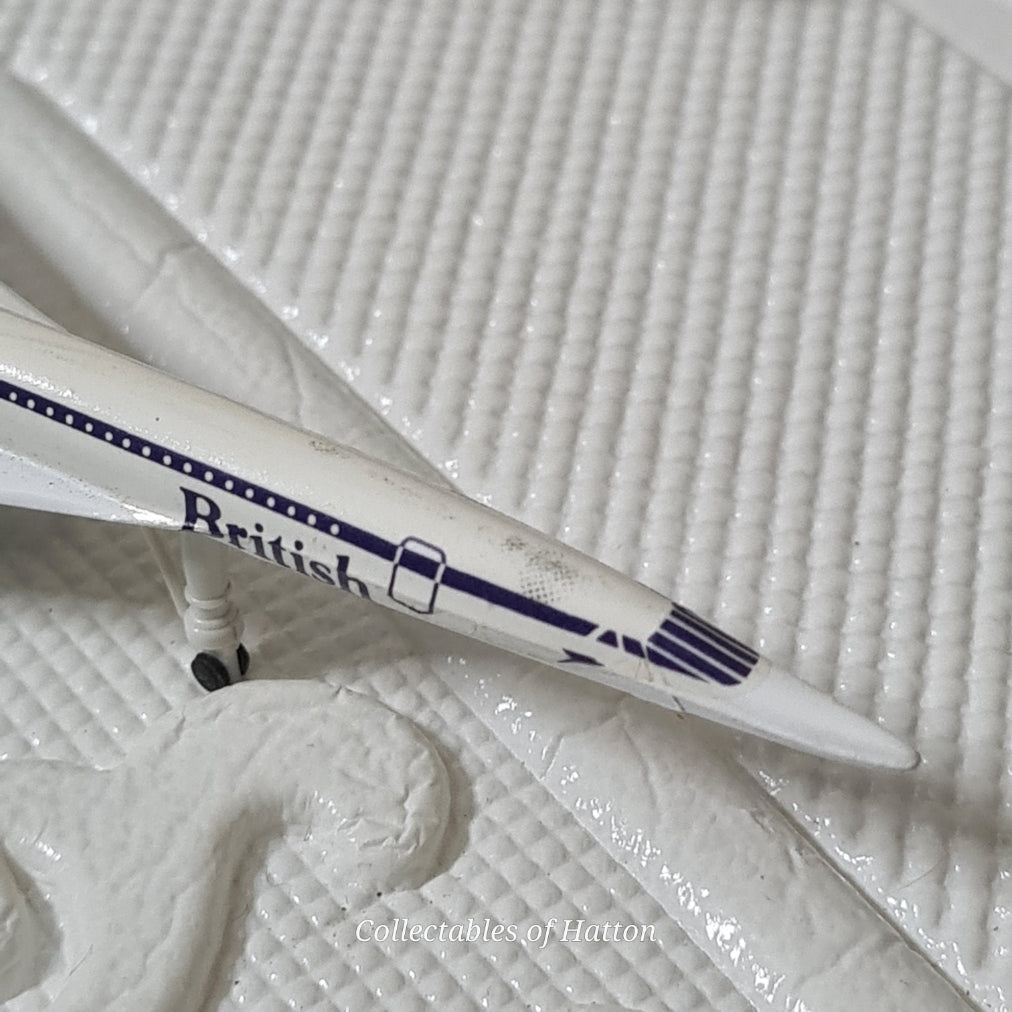 Schabak 1:600 Concorde British airways Singapore airlines rare diecast plane boxed 920/51