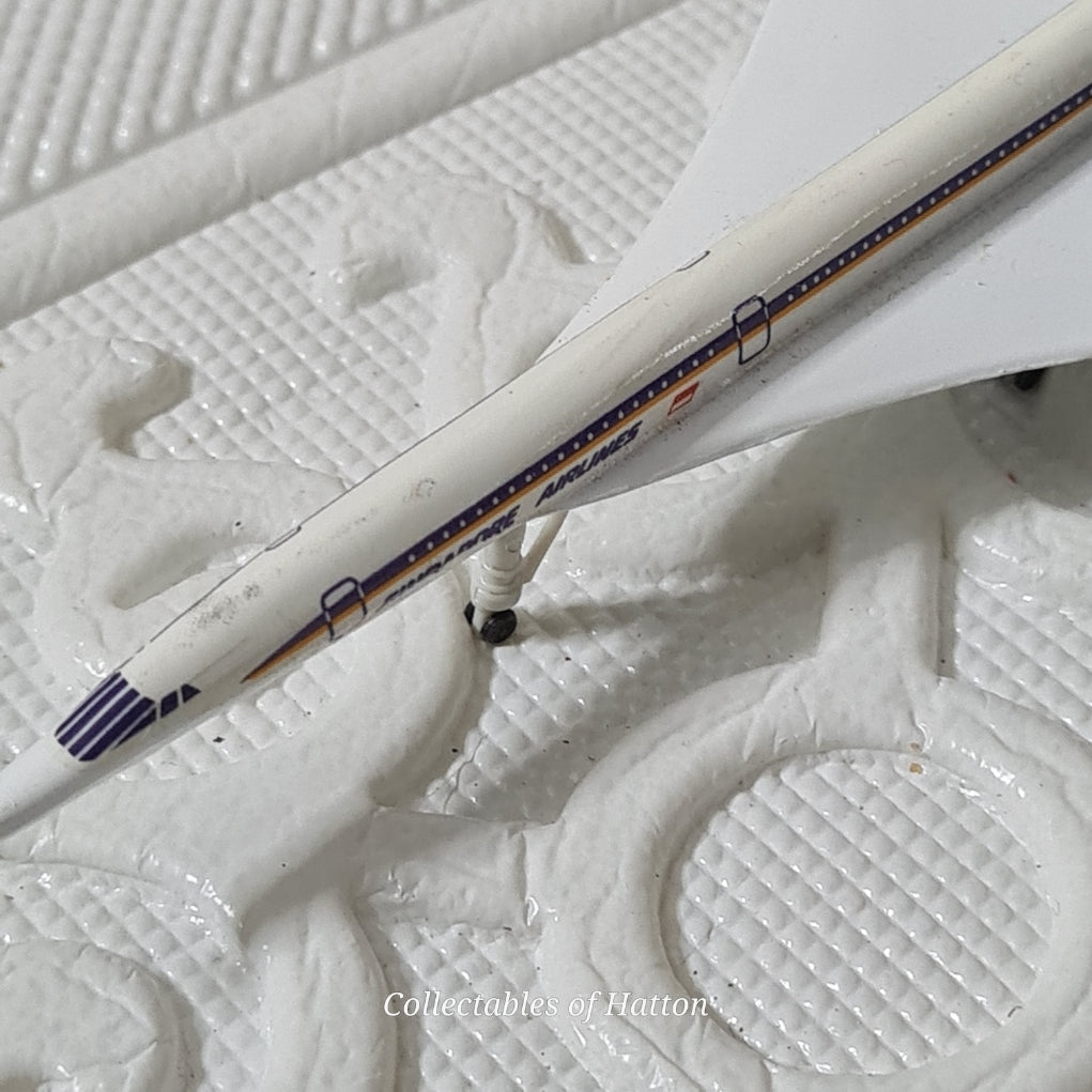 Schabak 1:600 Concorde British airways Singapore airlines rare diecast plane boxed 920/51