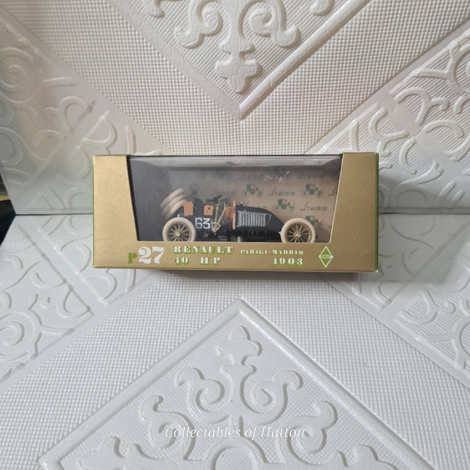 Brumm R27 Renault Parigi-Madrid 1903 racing car #63 diecast model perfect boxed made in Italy