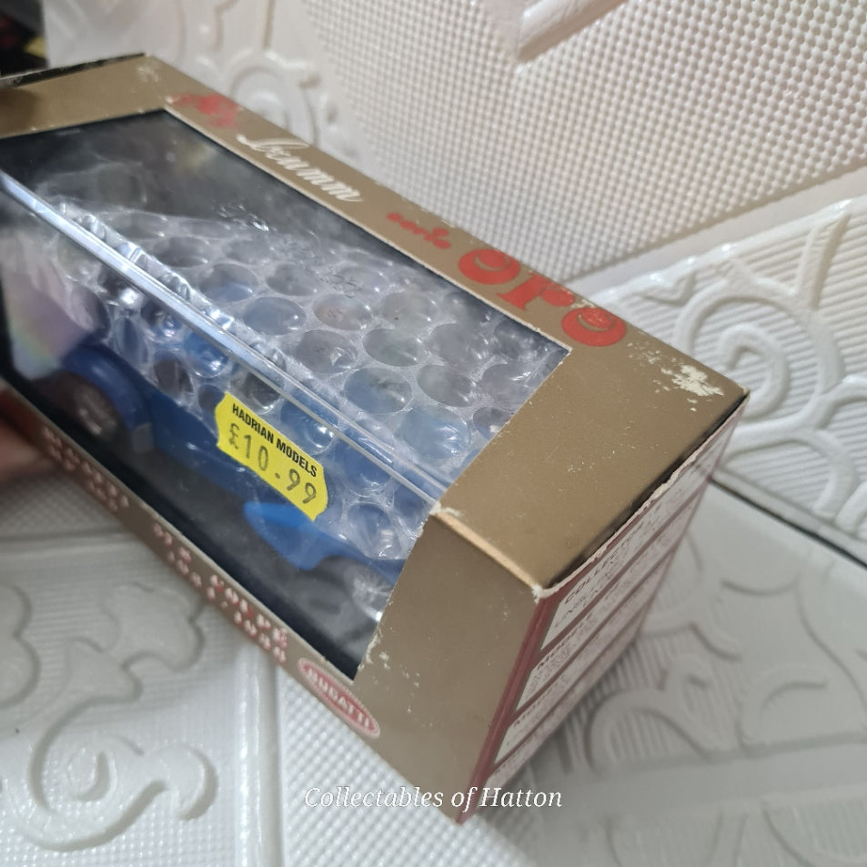 Brumm R87 Bugatti 57s Coupe blue diecast model 1934-36 perfect in old box