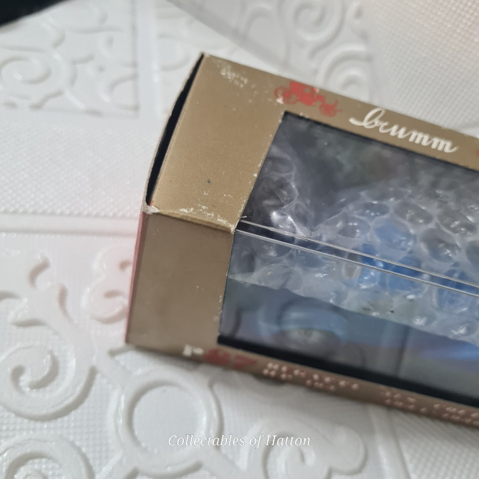 Brumm R87 Bugatti 57s Coupe blue diecast model 1934-36 perfect in old box