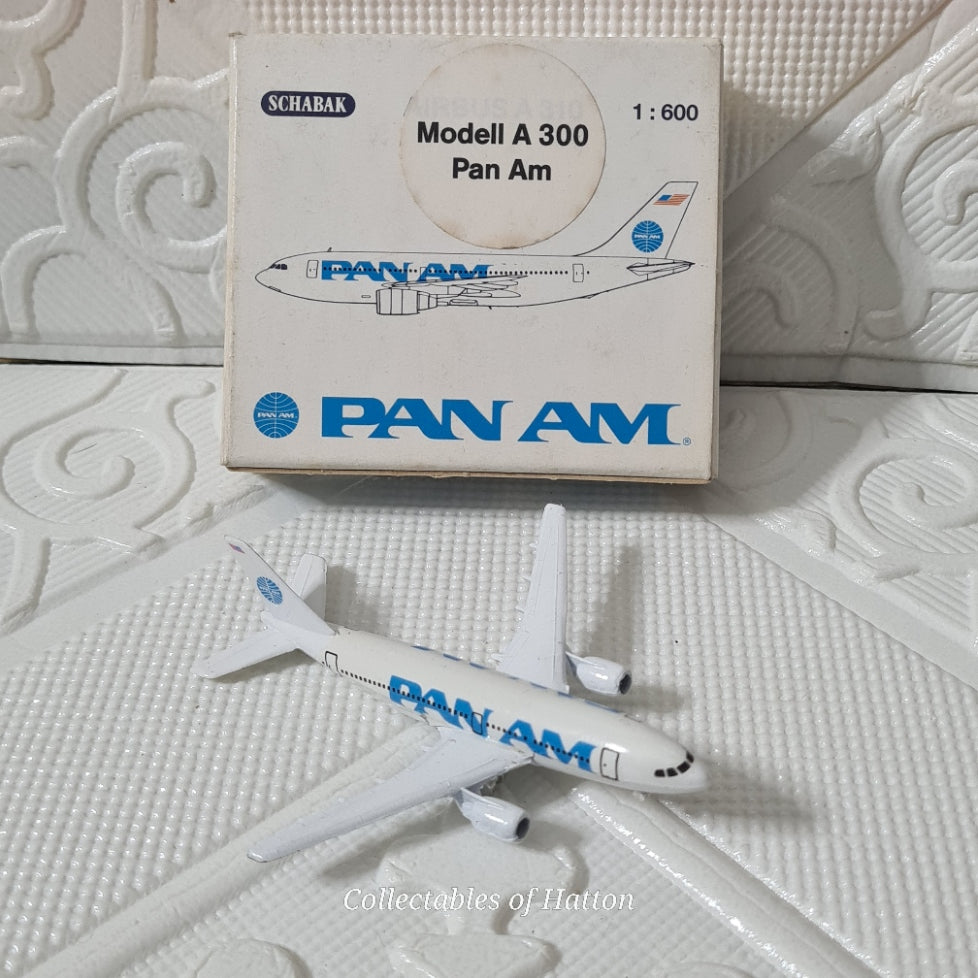 Schabak 1:600 Airbus A-310 PAN-AM Germany  diecast plane boxed 923/7