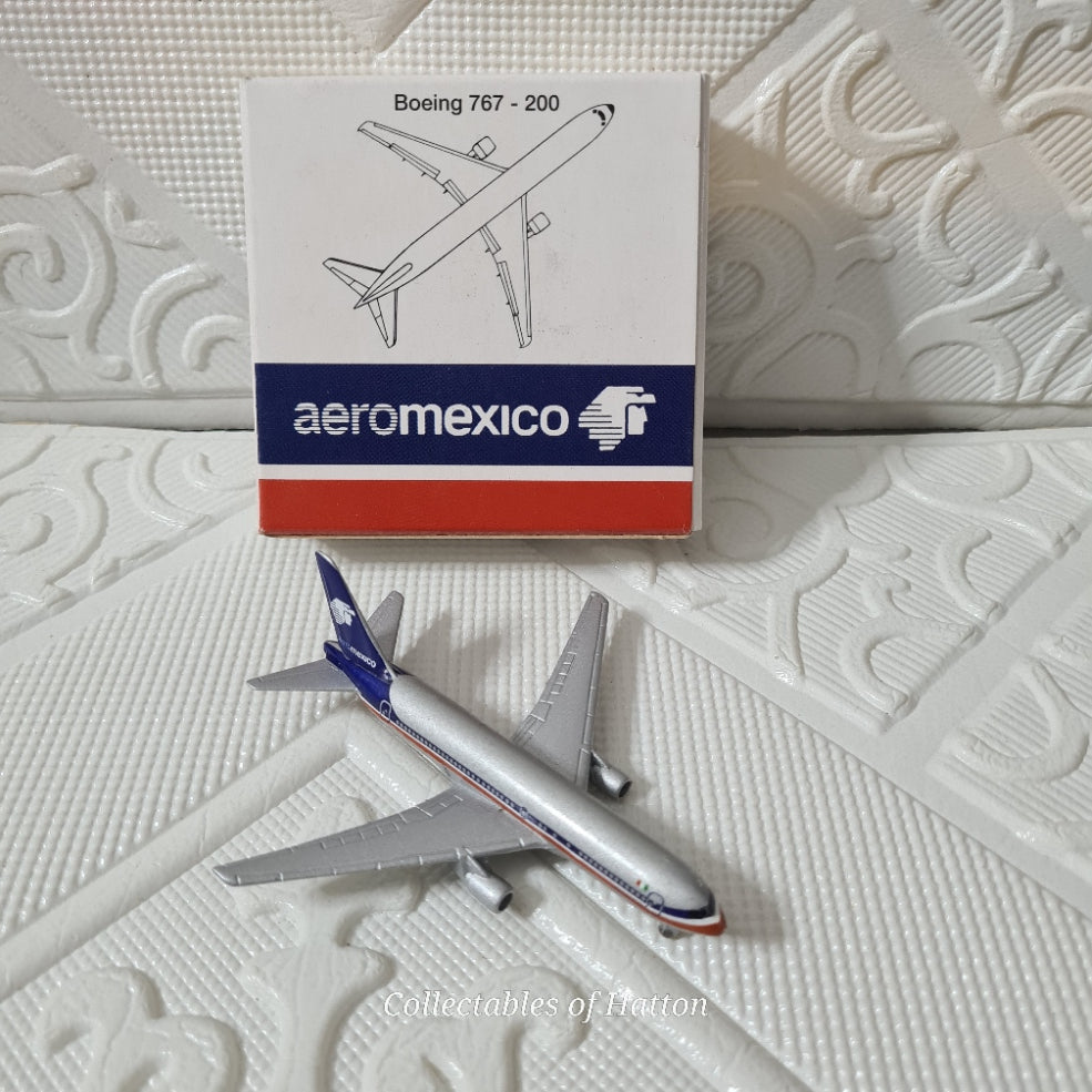 Schabak 1:600 Boeing 767-200 Aeromexico  Germany diecast plane boxed 907/120
