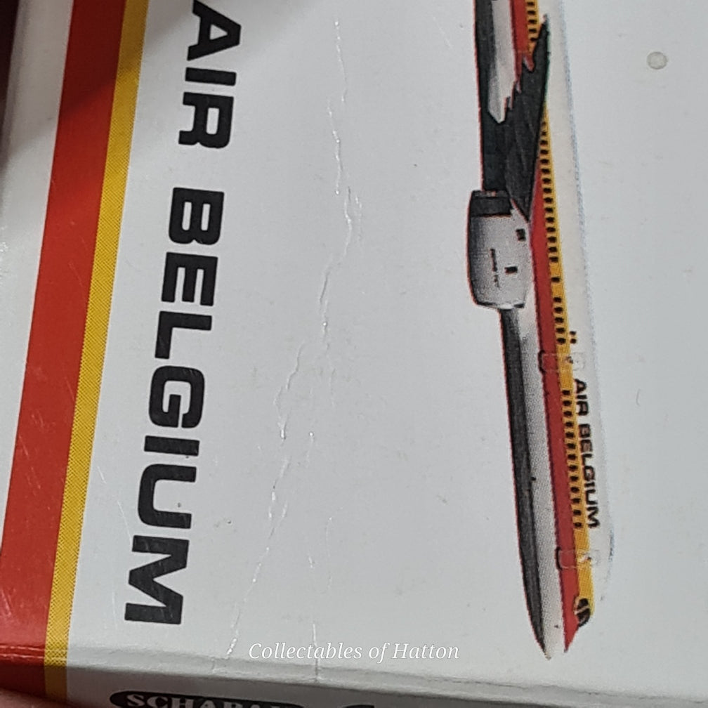 Schabak 1:600 Boeing 757-200 Air Belgium Germany diecast plane boxed 908/152
