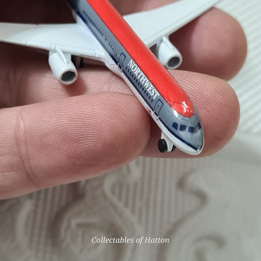 Schabak 1:600 Boeing 757 Northwest airlines Germany diecast plane boxed 908/37