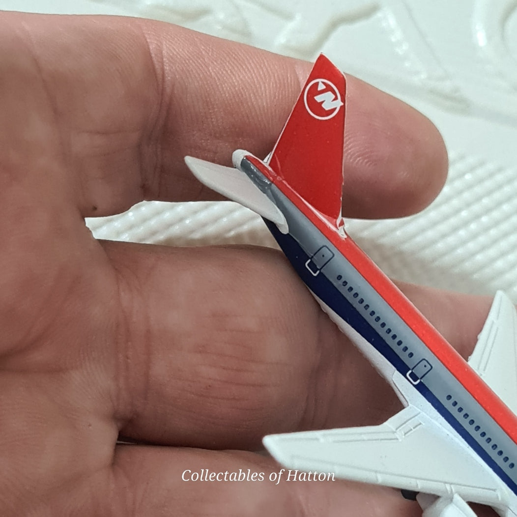 Schabak 1:600 Boeing 757 Northwest airlines Germany diecast plane boxed 908/37