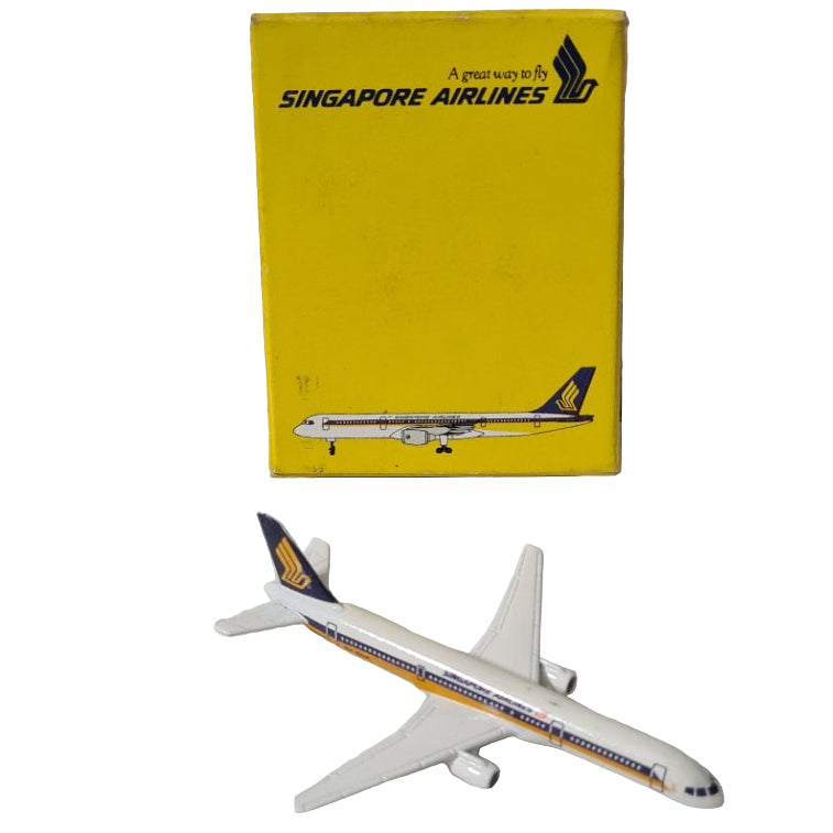boeing 757 singapore airlines diecast plane model