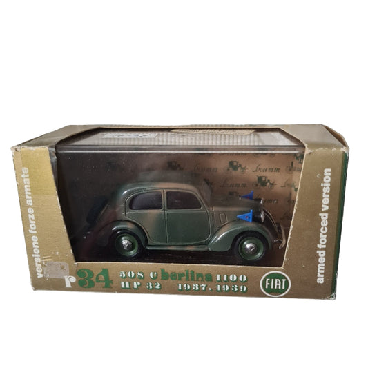 Brumm R34 Fiat 508c Berlina 1100 1937-39 military armed forces car boxed